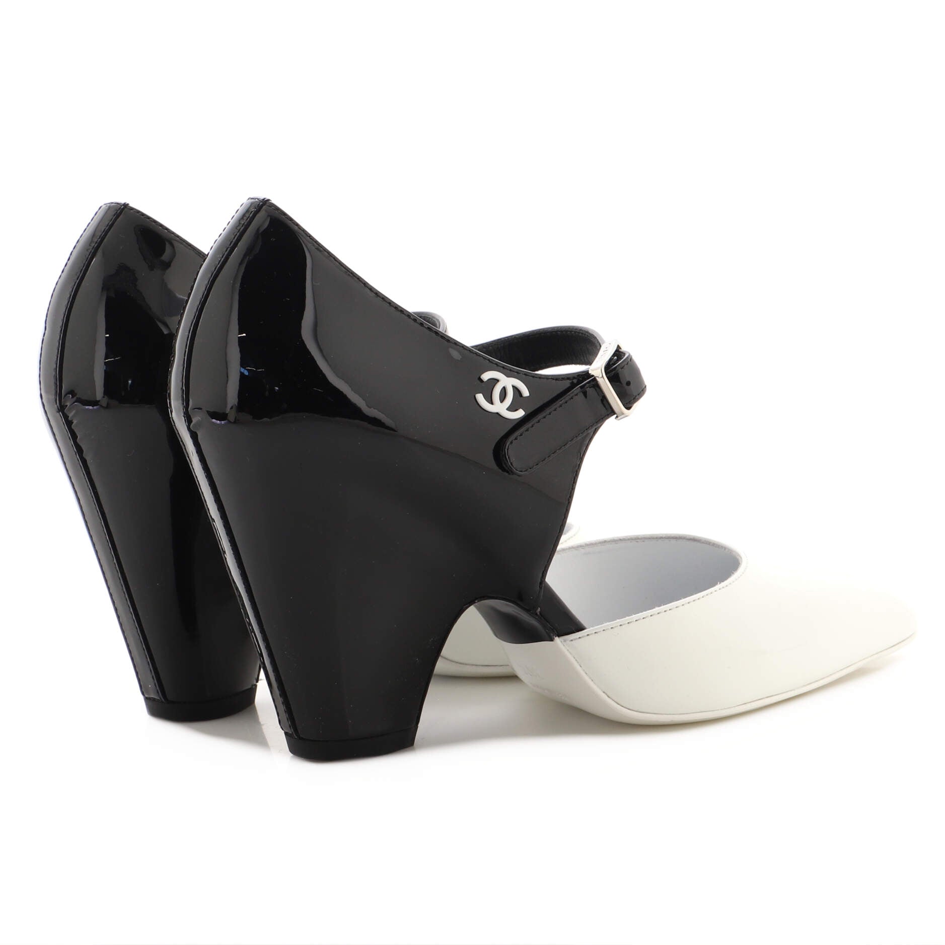 Women's CC Mary Jane Wedge Heel Pumps Patent