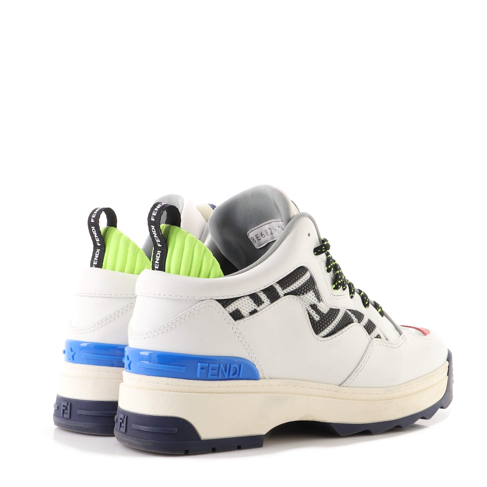 Women's T-Re Sneakers Leather with Zucca Mesh