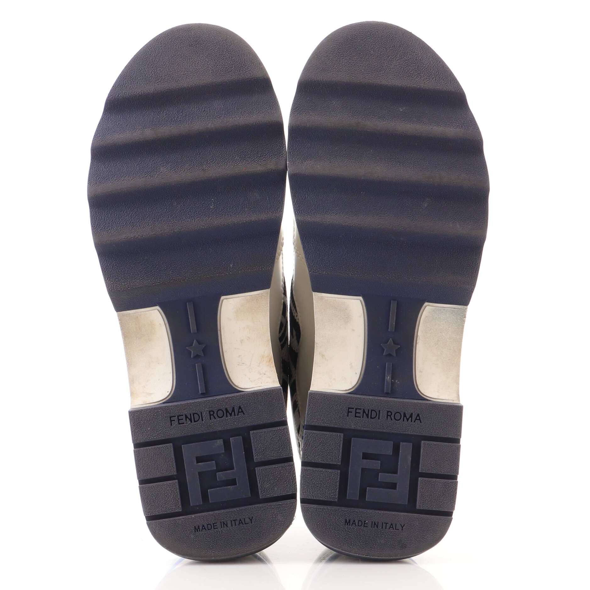 Women's T-Re Sneakers Leather with Zucca Mesh