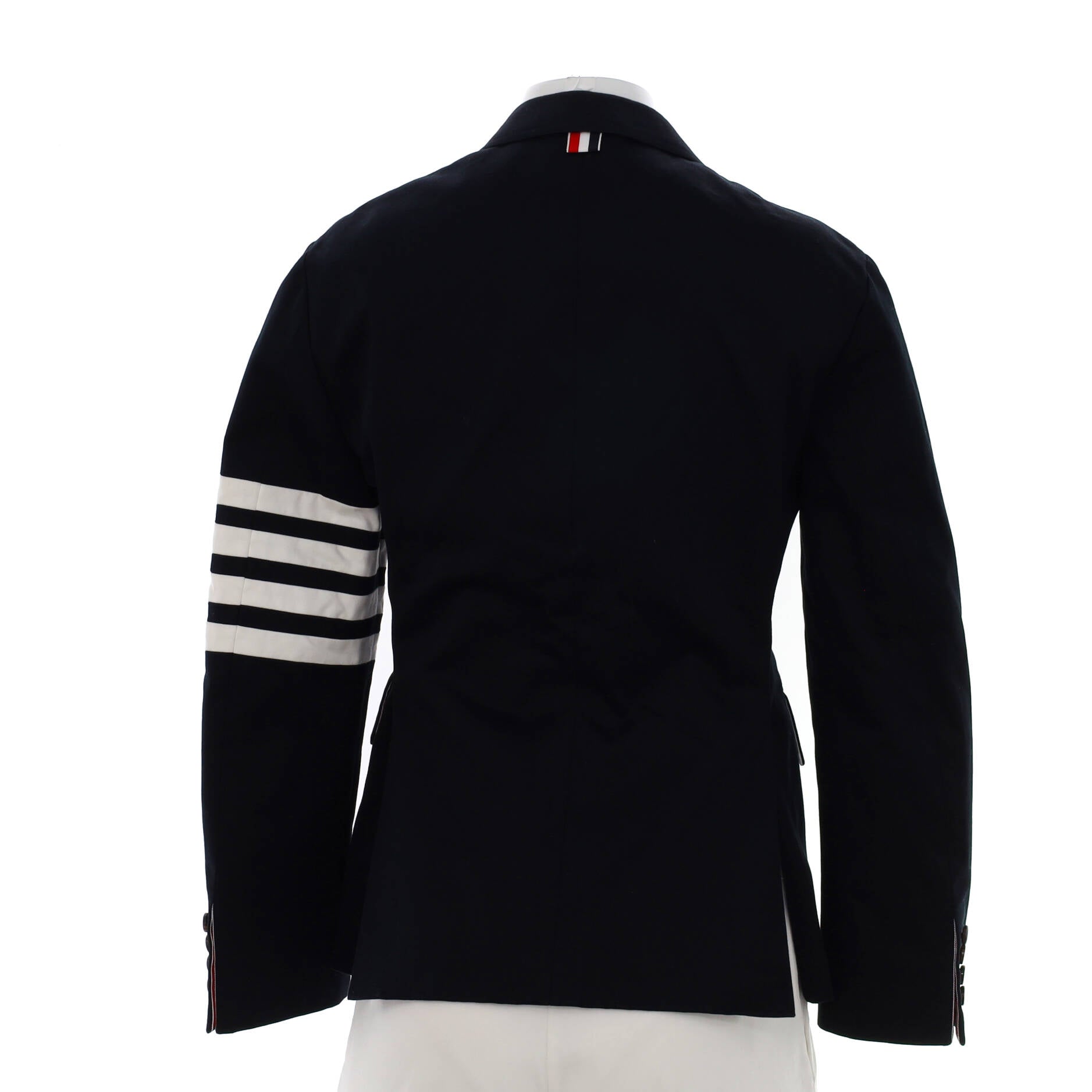 Men's Single Breasted 4-Bar Classic Blazer Cotton