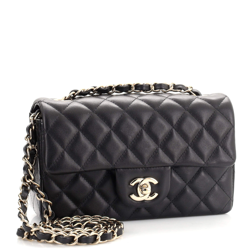 Classic Single Flap Bag Quilted Lambskin Mini