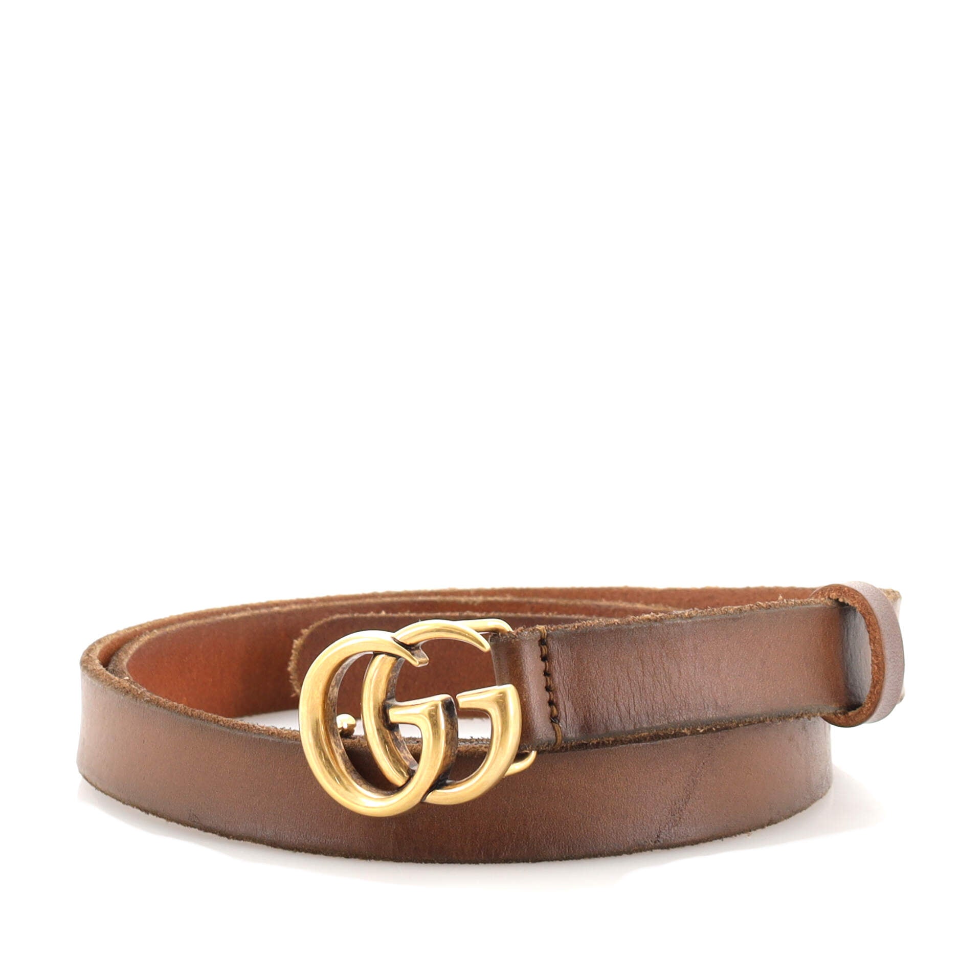 GG Marmont Belt Leather Thin 95