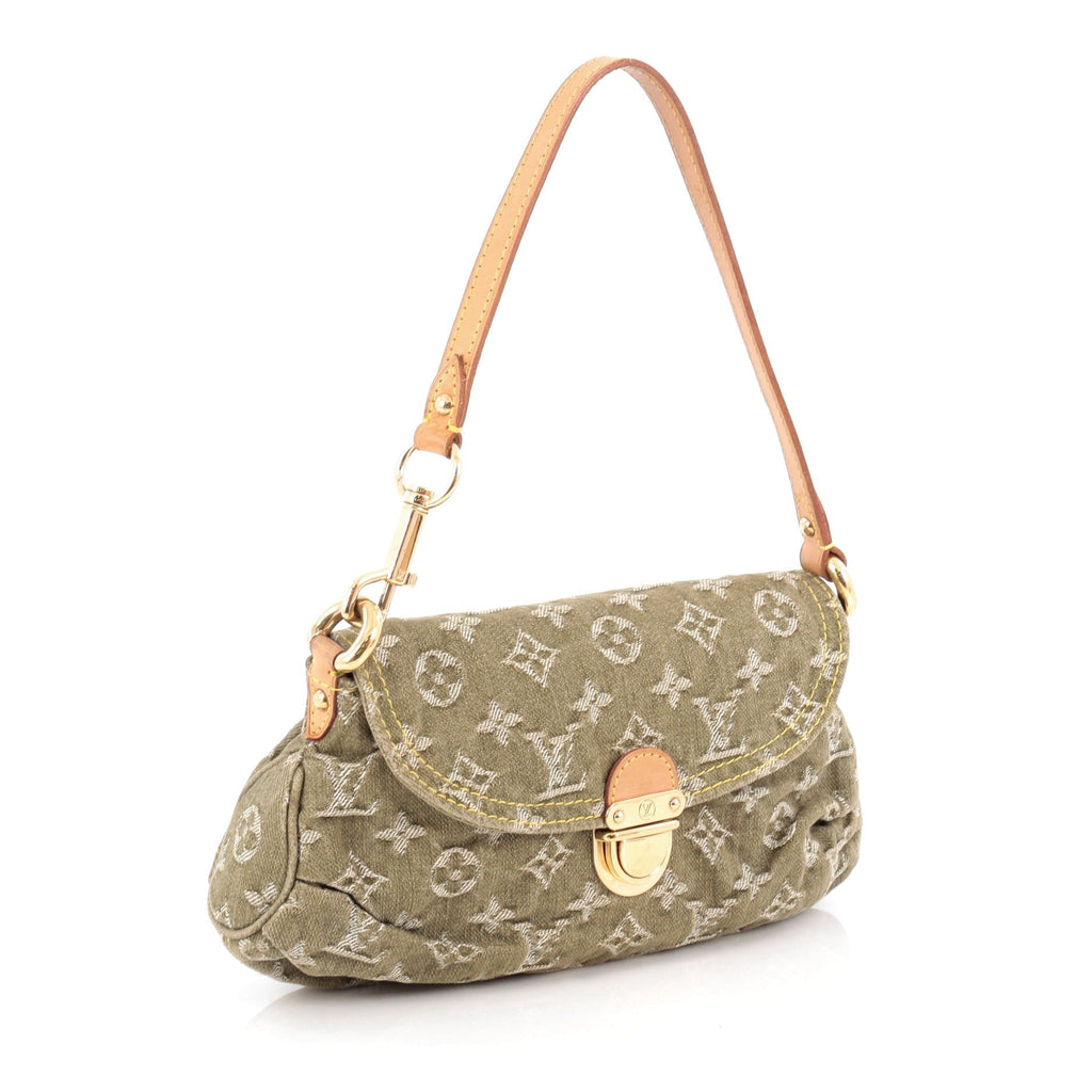 Pleaty Handbag Denim Mini