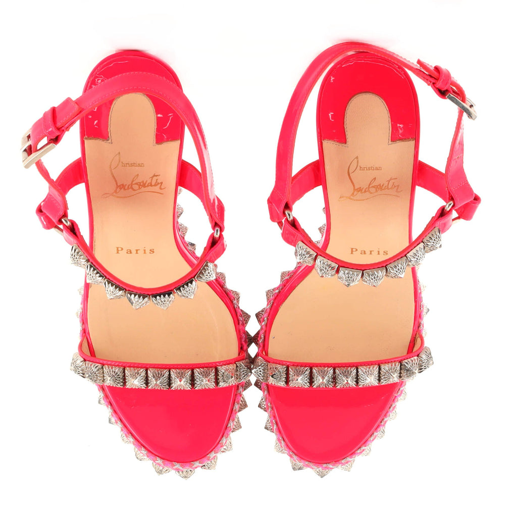 Women's Pyraclou Wedge Espadrilles Mixed Materials 110