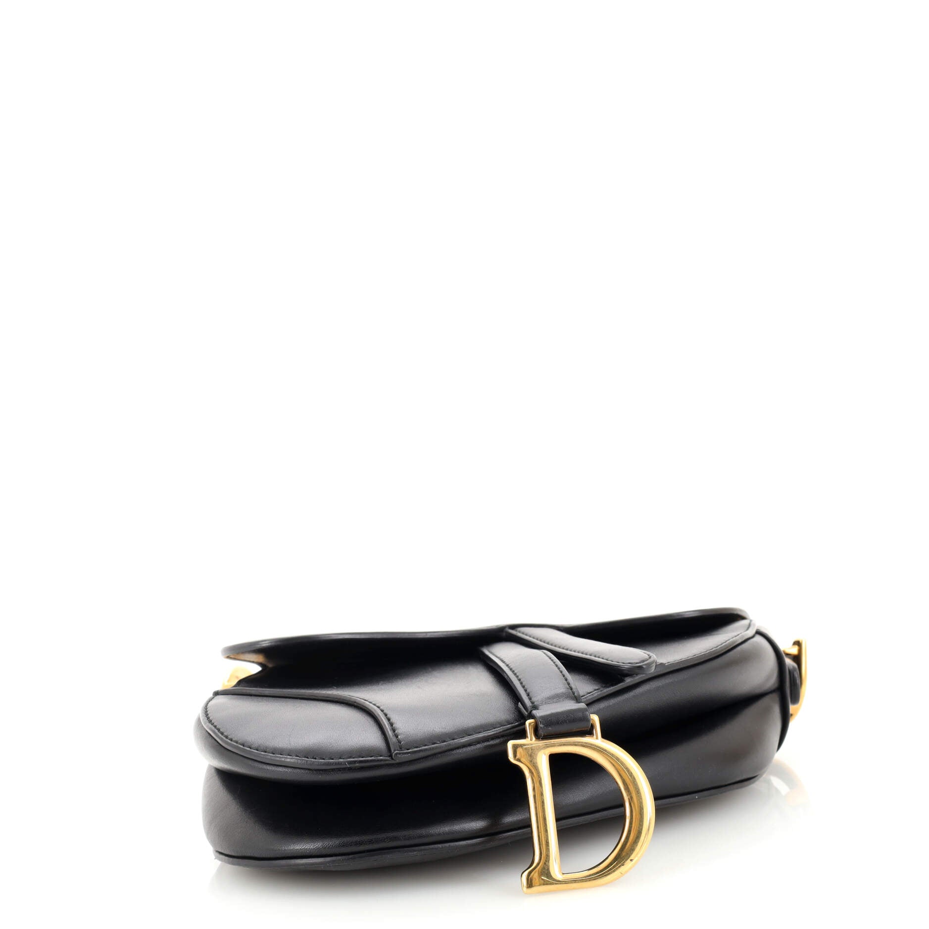 Saddle Handbag Leather Mini