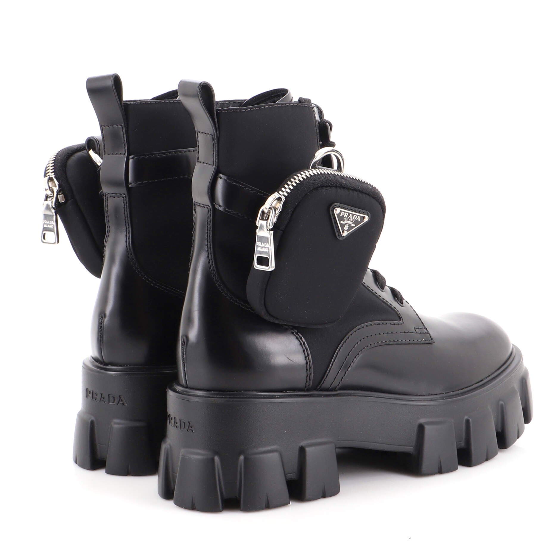 Monolith Combat Boots Leather and Nylon
