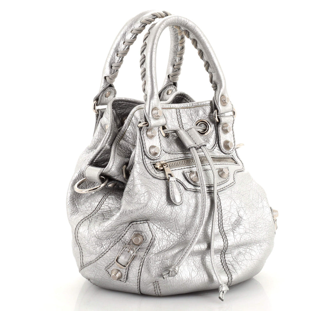 Pom Pon Classic Studs Bag Leather Mini