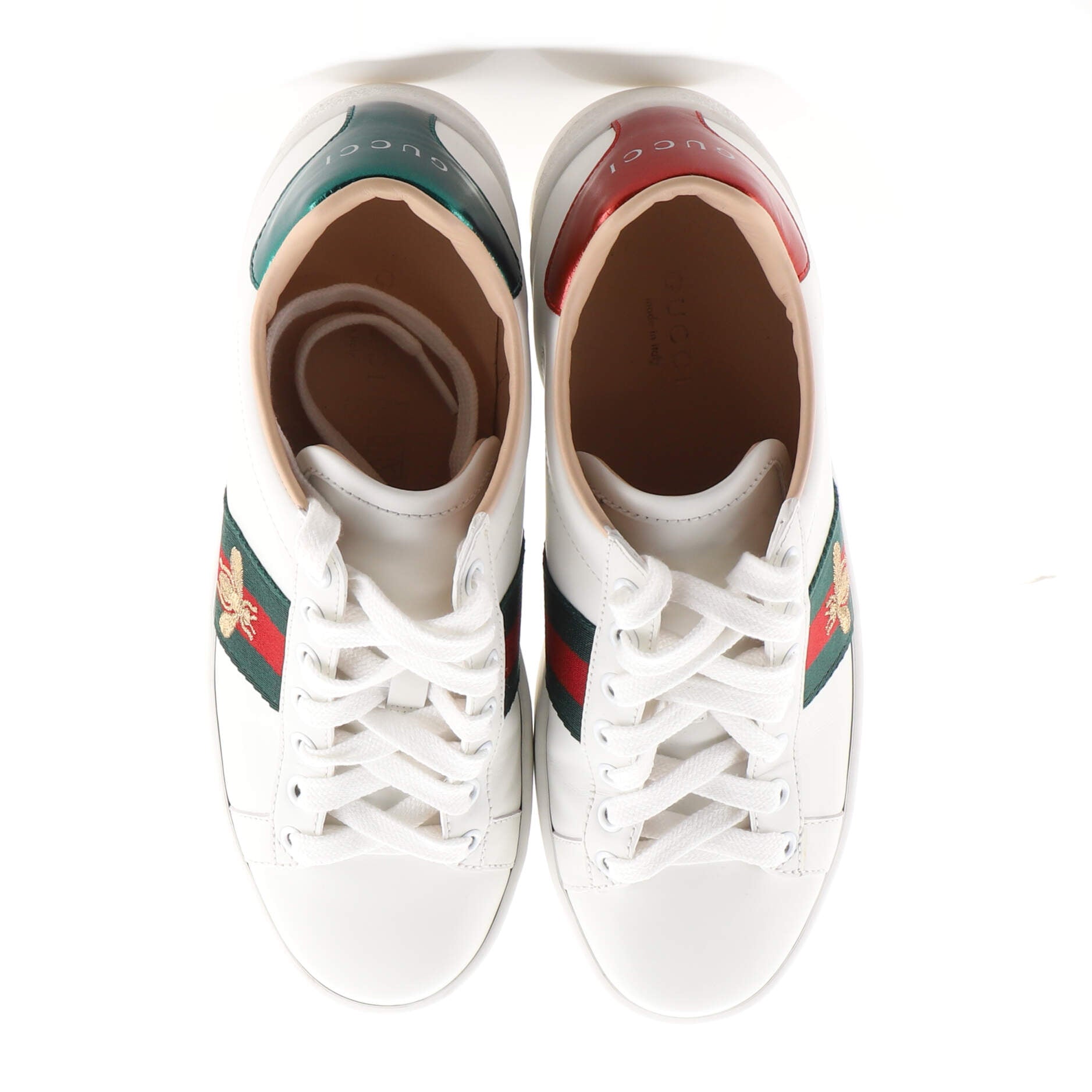 Women's Ace Web Platform Sneakers Leather