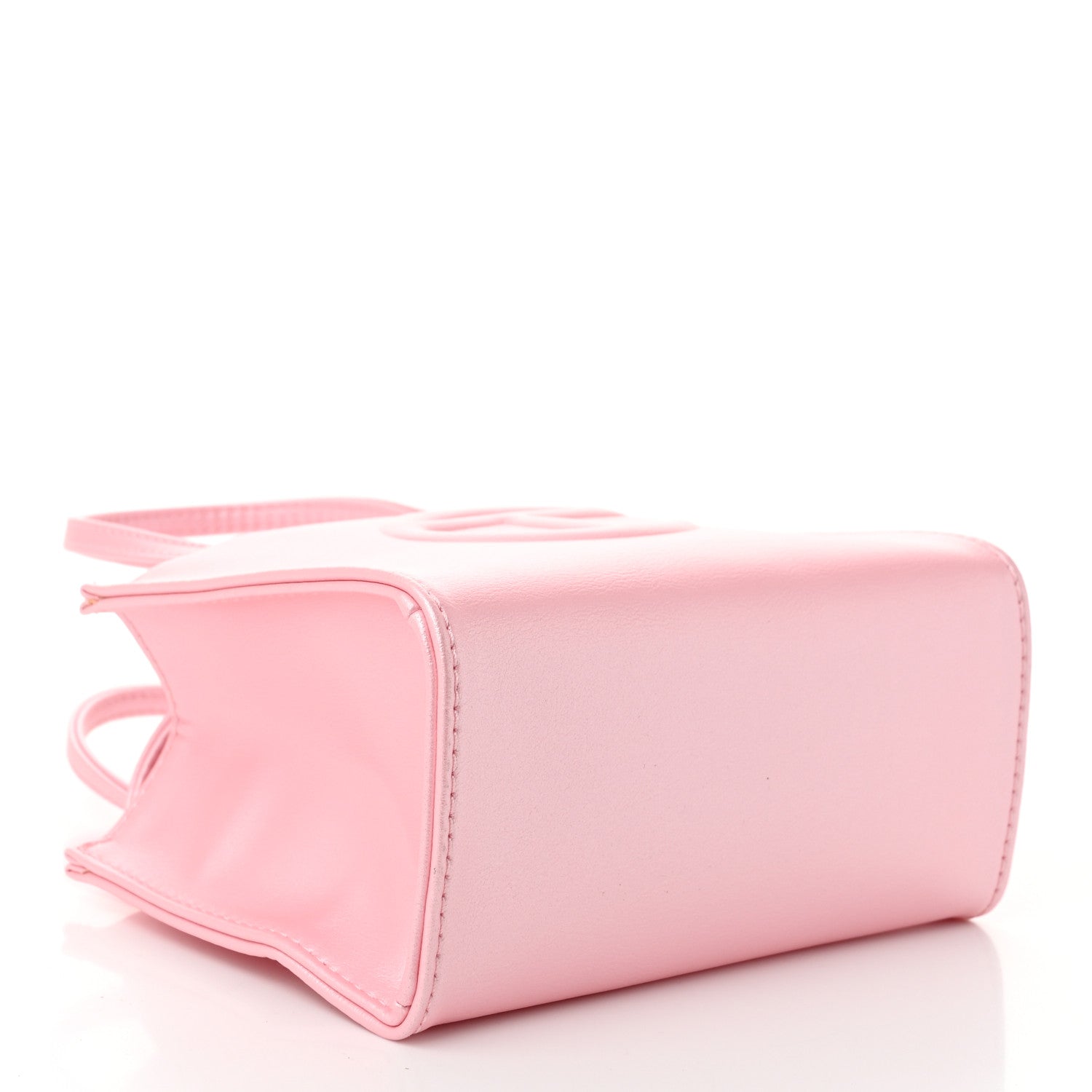 Metallic Vegan Leather Small Shopping Bag Ballerina