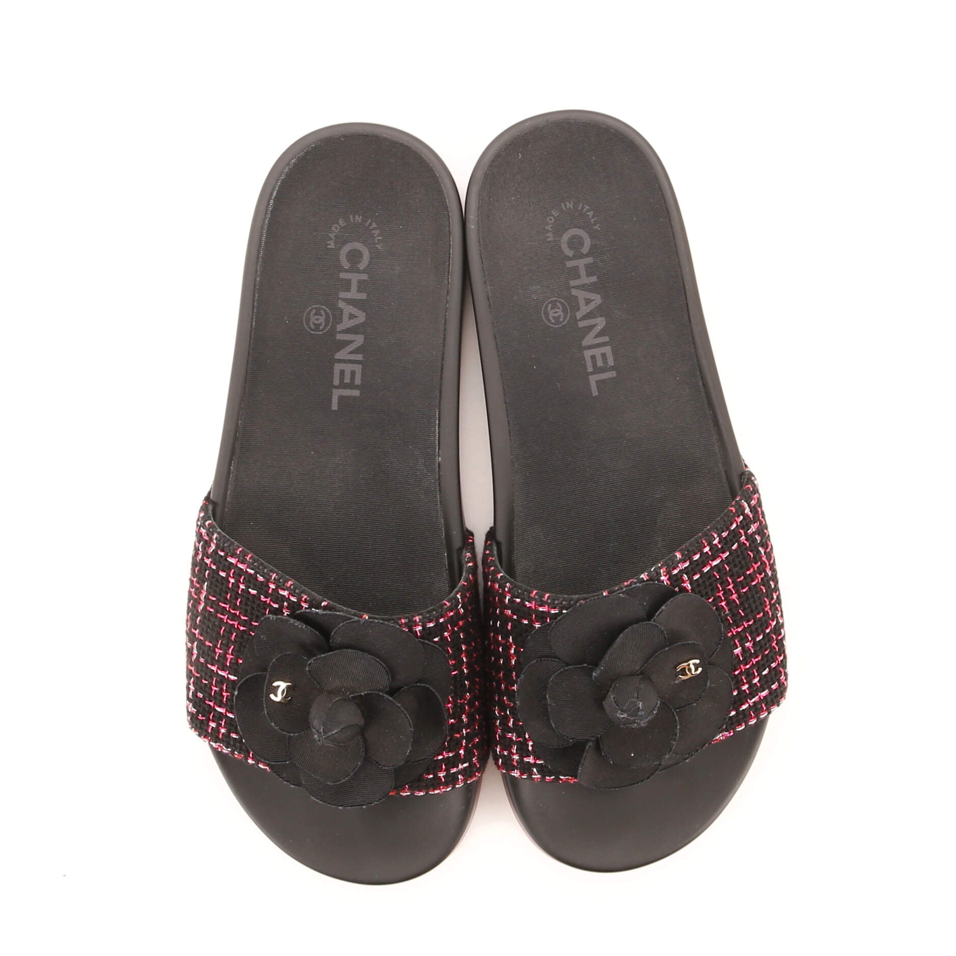 Women's Camellia Slide Sandals Tweed