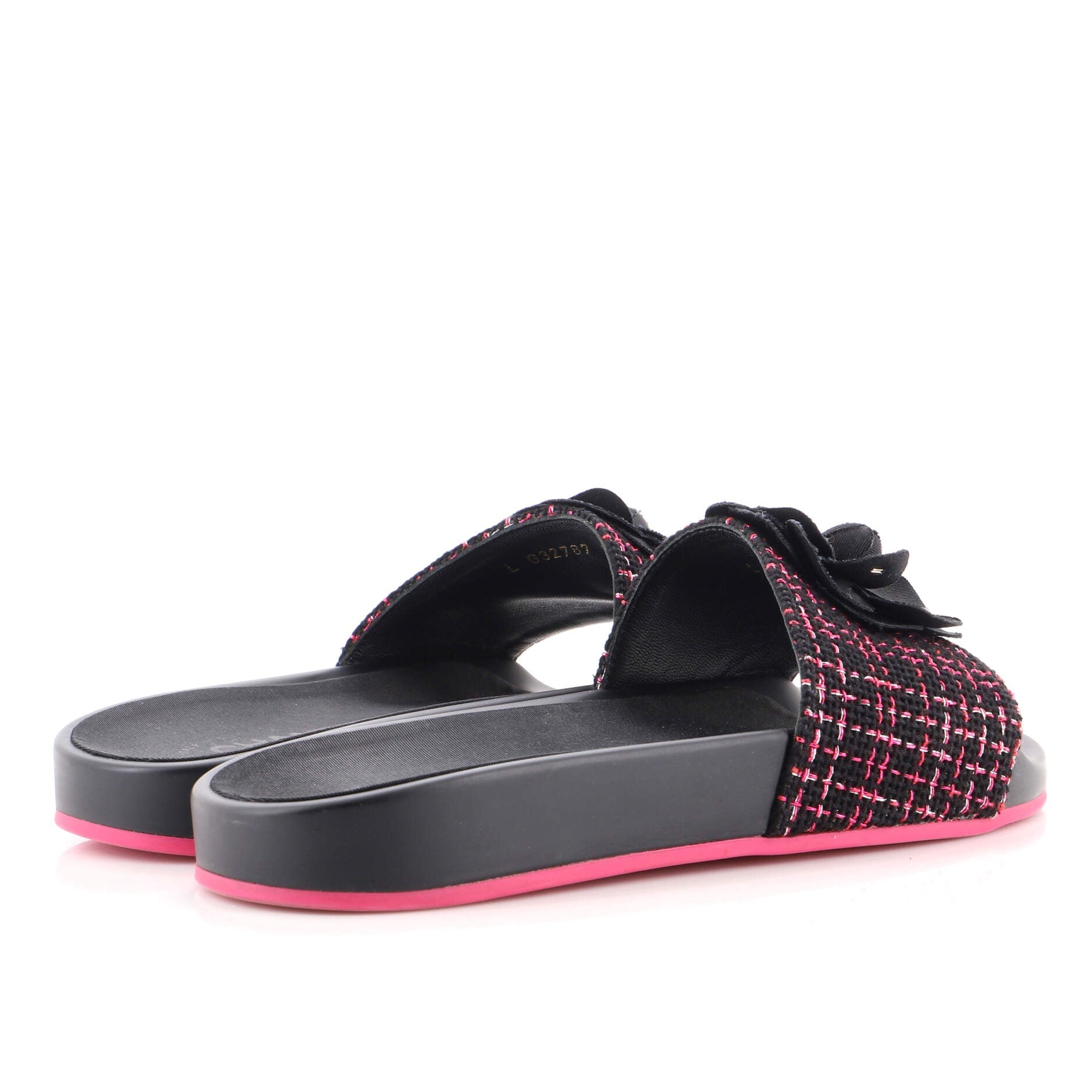 Women's Camellia Slide Sandals Tweed