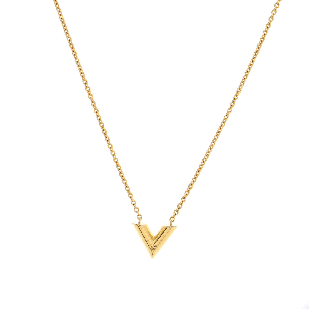 Essential V Necklace Metal