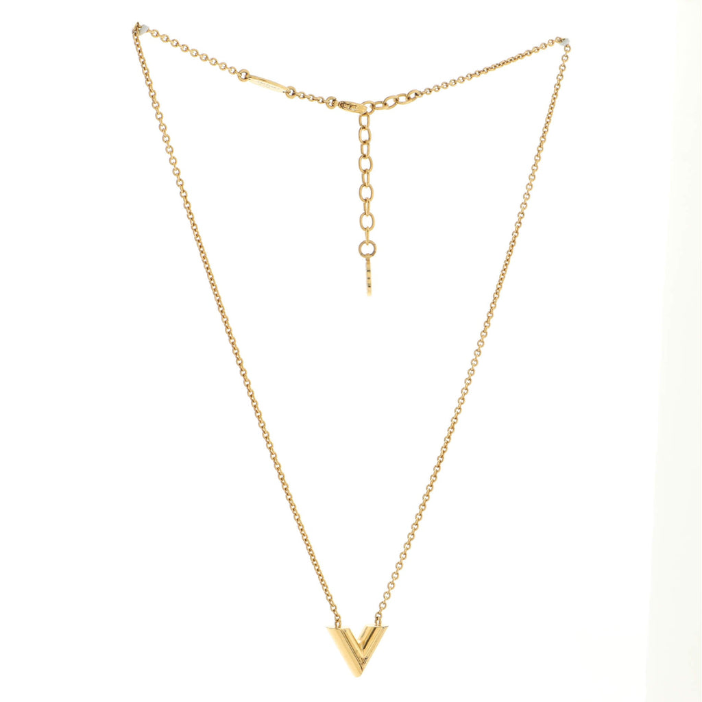 Essential V Necklace Metal