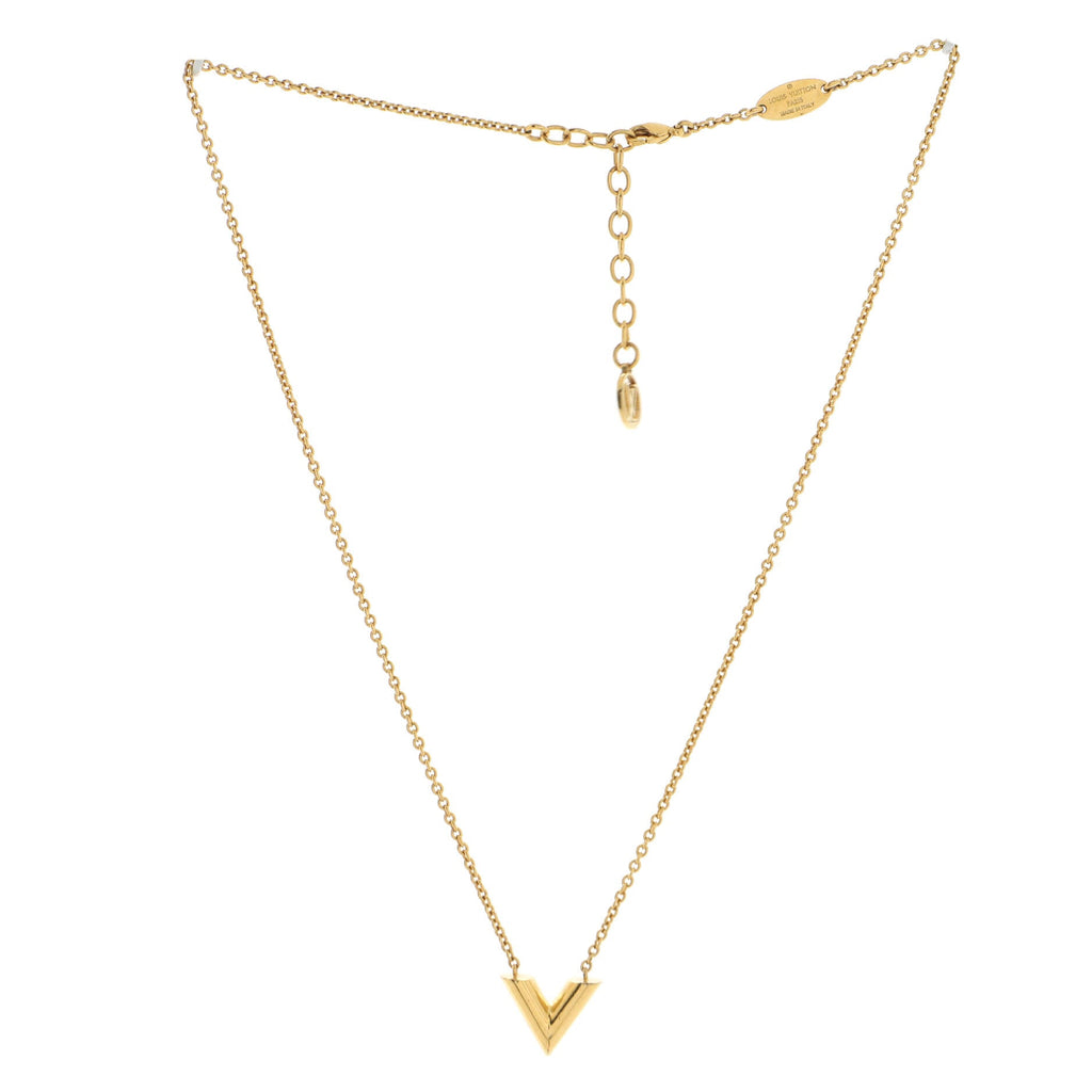 Essential V Necklace Metal