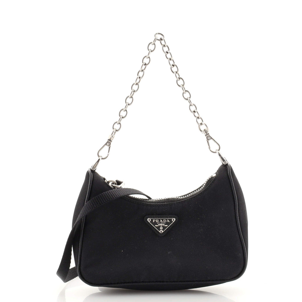 Re-Edition Shoulder Bag Tessuto Mini