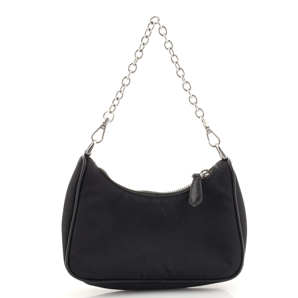Re-Edition Shoulder Bag Tessuto Mini