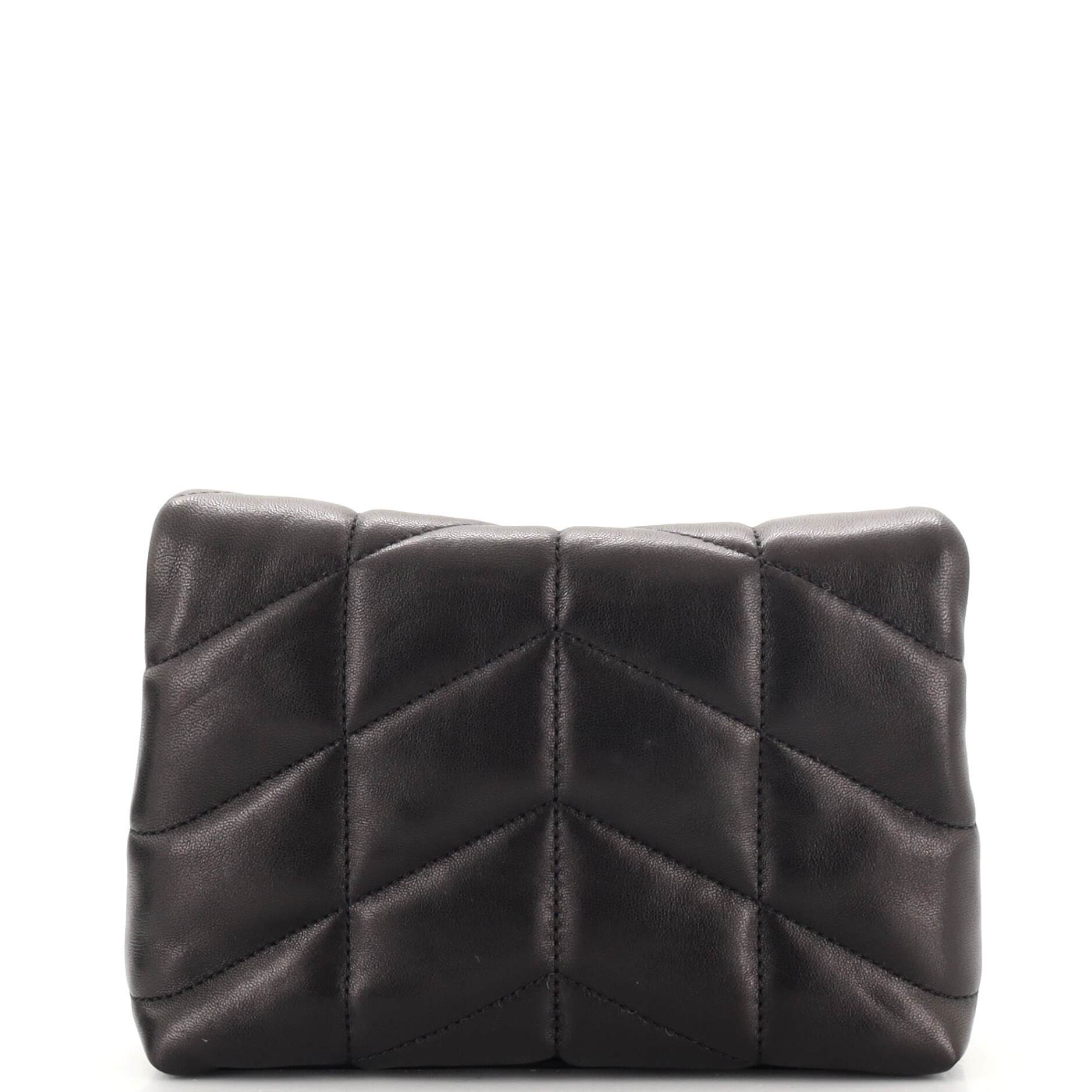 LouLou Puffer Clutch Leather Small