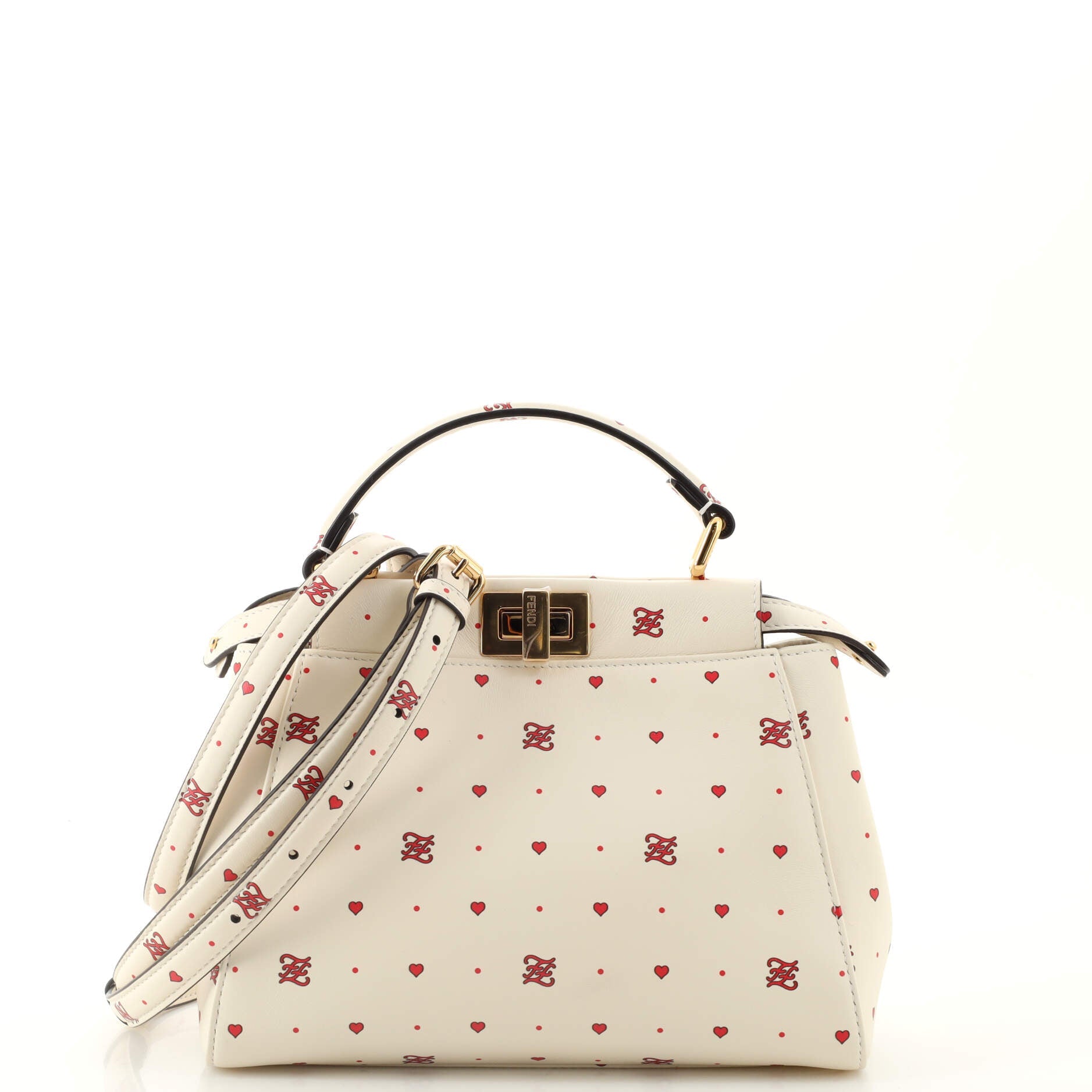 Valentine's Day Peekaboo Bag Embellished Leather Mini