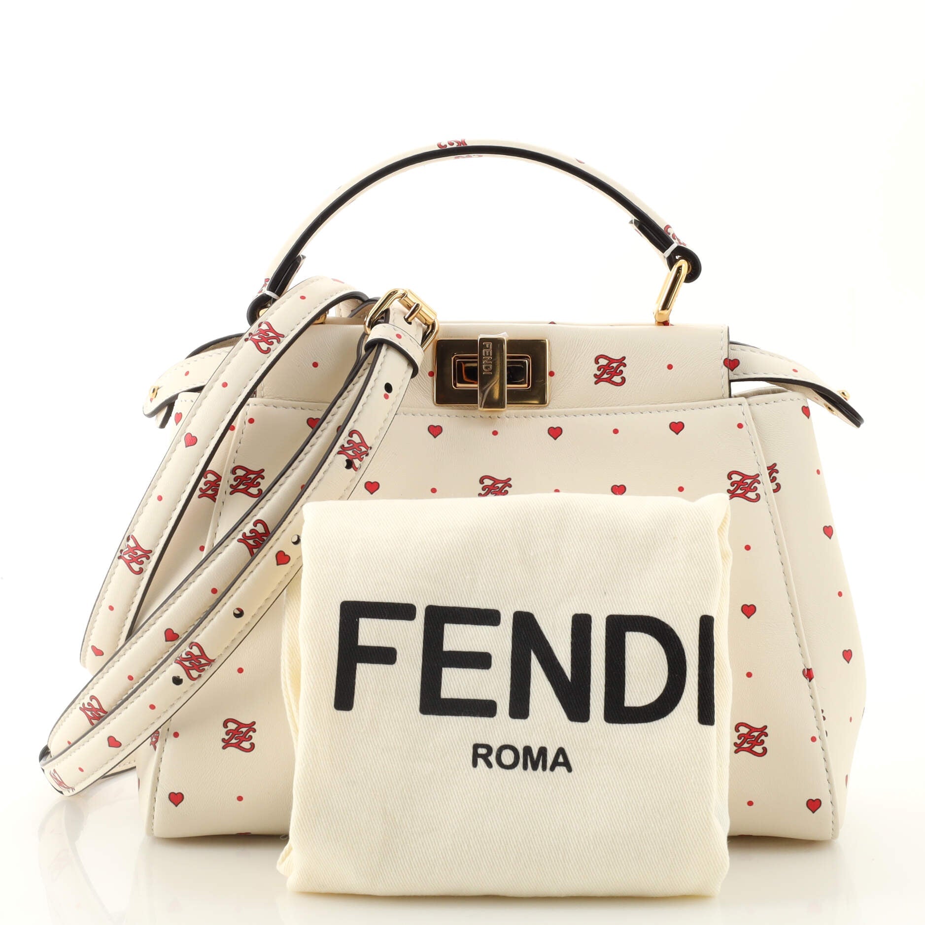 Valentine's Day Peekaboo Bag Embellished Leather Mini