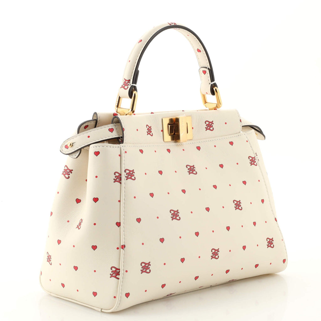 Valentine's Day Peekaboo Bag Embellished Leather Mini