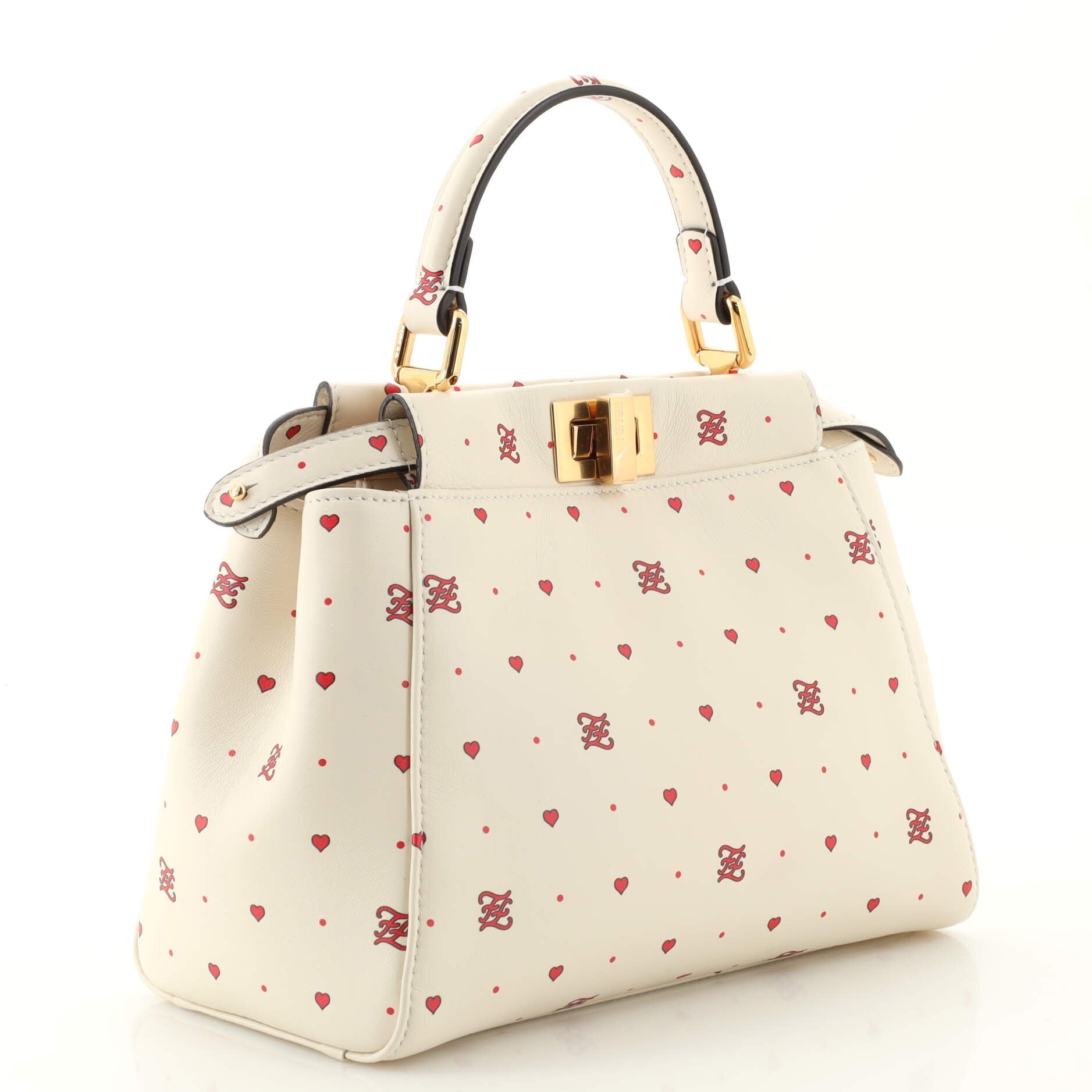 Valentine's Day Peekaboo Bag Embellished Leather Mini
