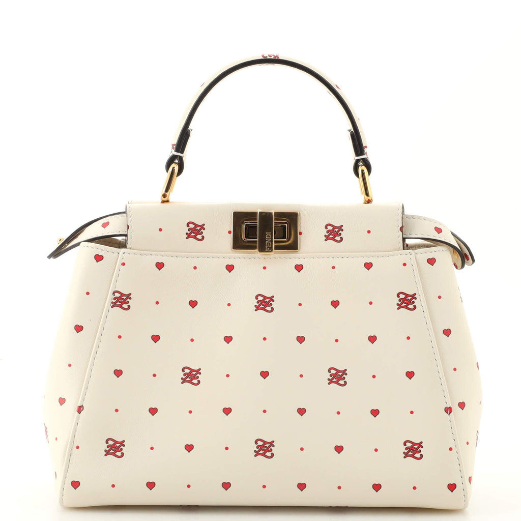 Valentine's Day Peekaboo Bag Embellished Leather Mini