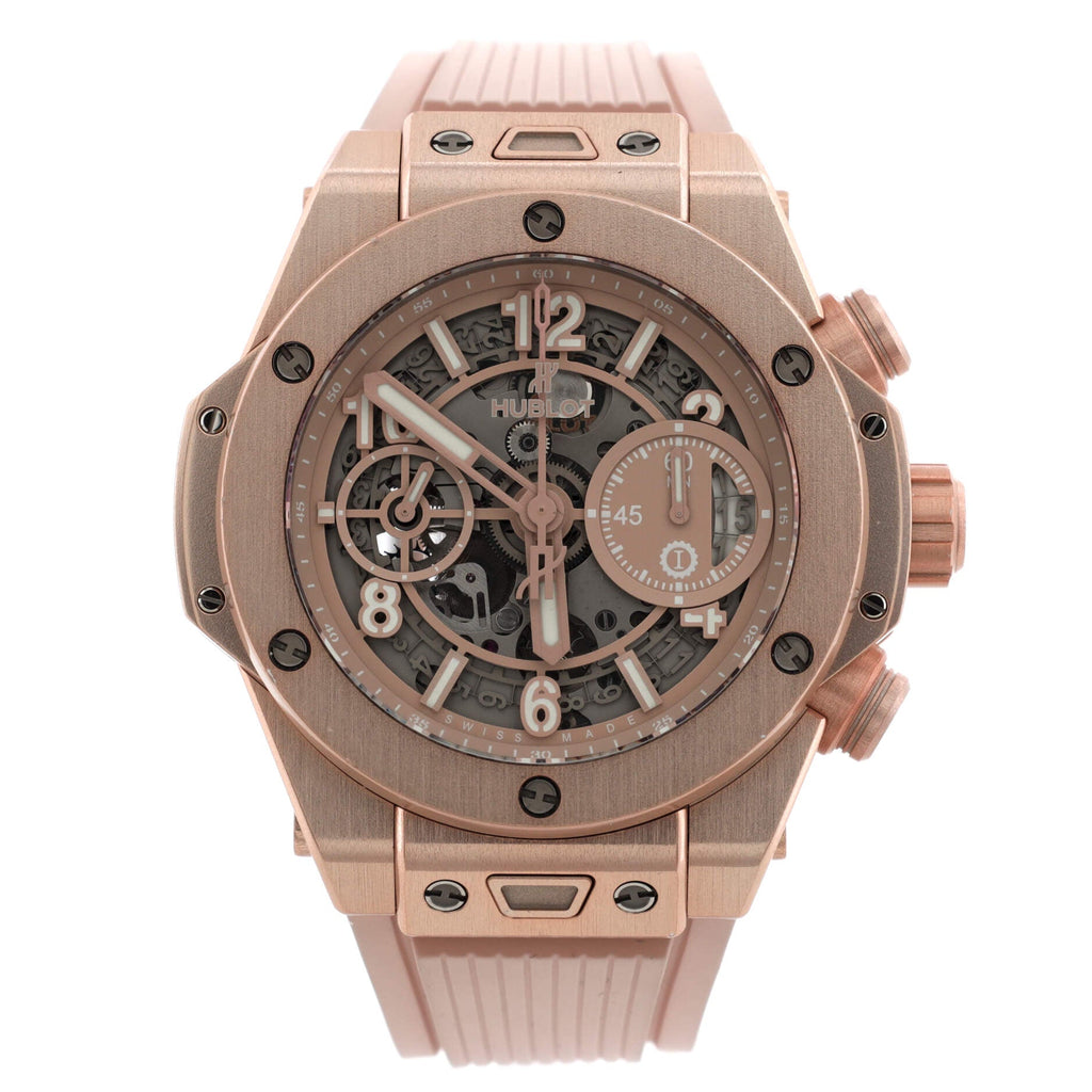 Big Bang Millennial Pink Chronograph Automatic Watch Titanium with Aluminum and Rubber 42