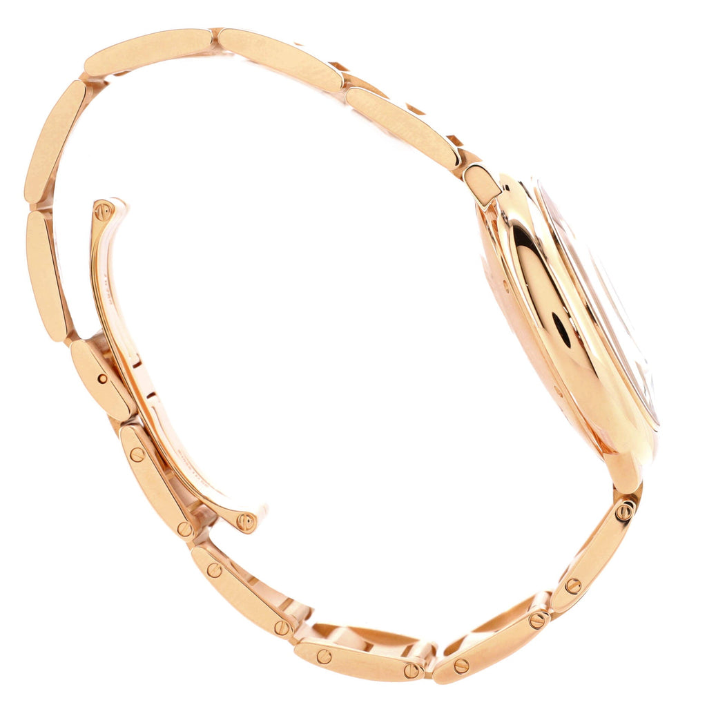 Ballon Bleu de Cartier Automatic Watch Rose Gold with Diamond Markers 36
