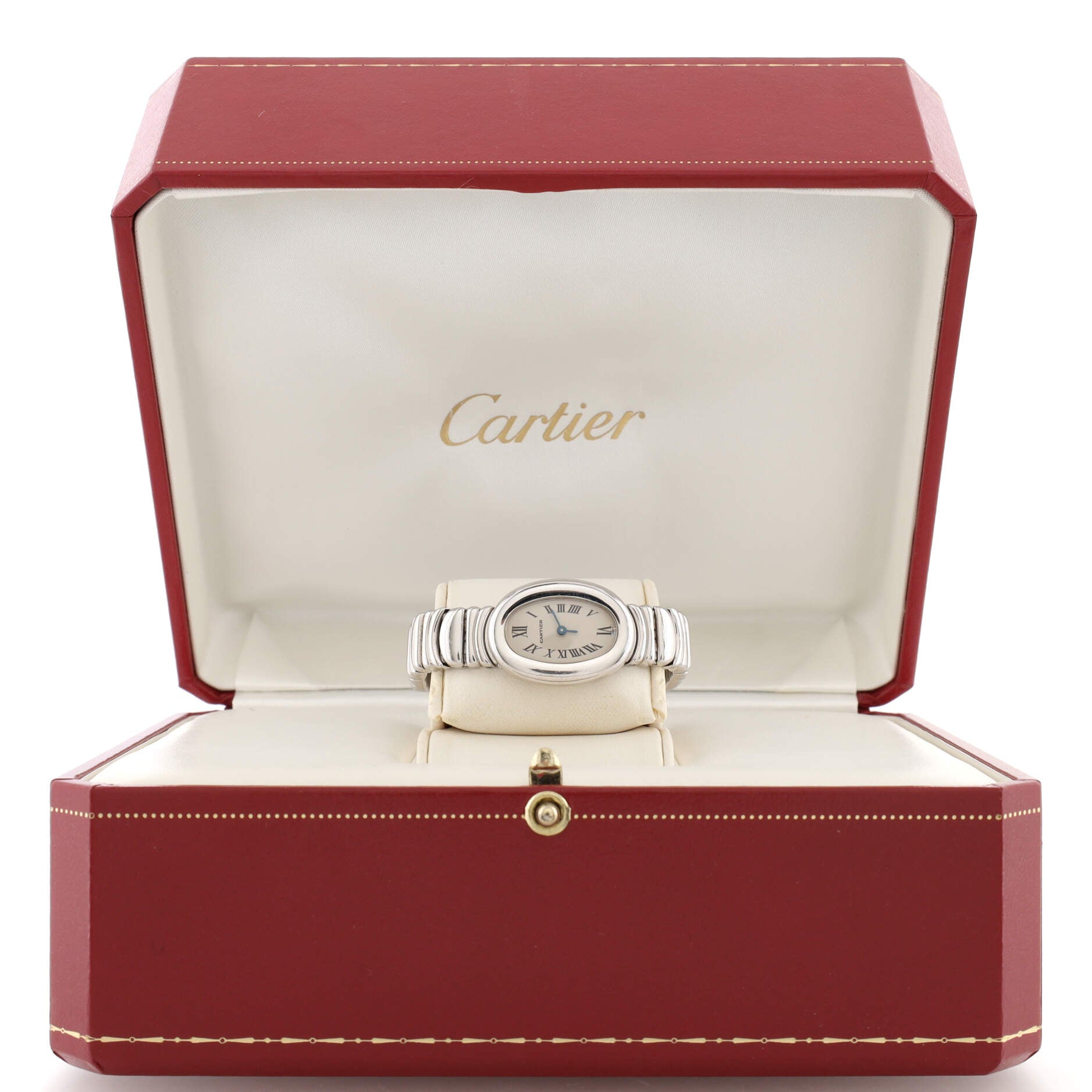Baignoire Quartz Watch White Gold 18