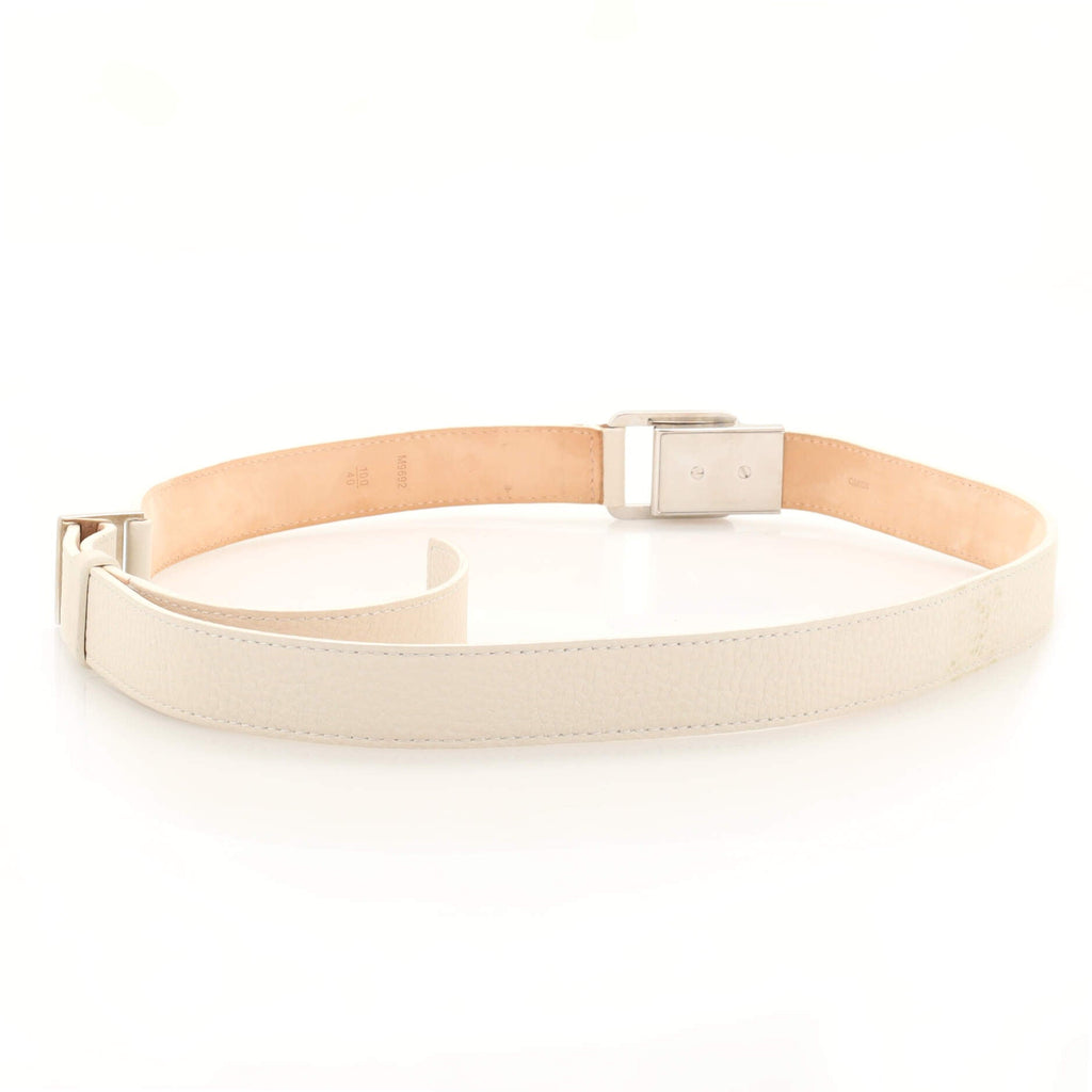 Clasp Buckle Adjustable Belt Leather 100