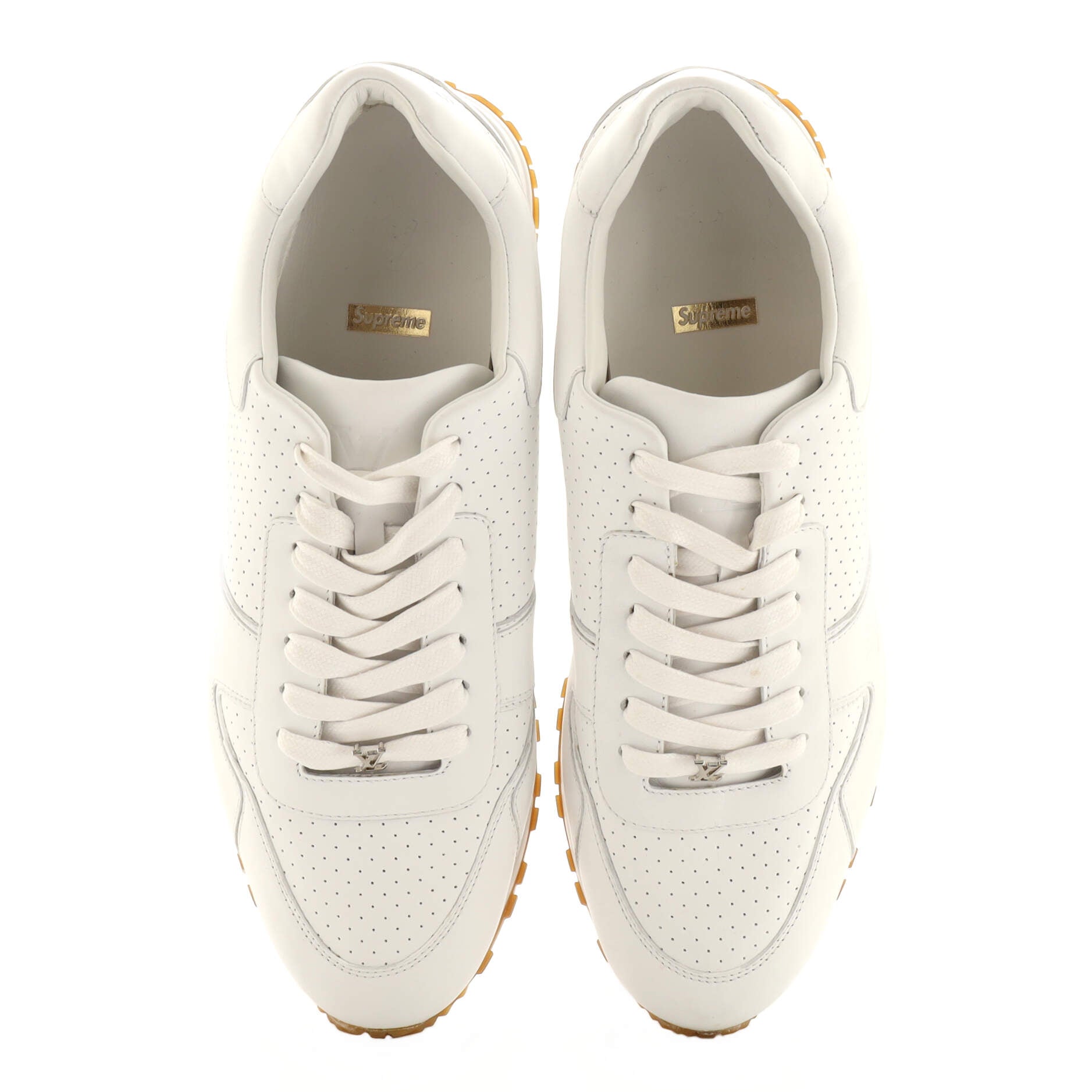 x Supreme Men's Run Away Sneakers Perforated Leather