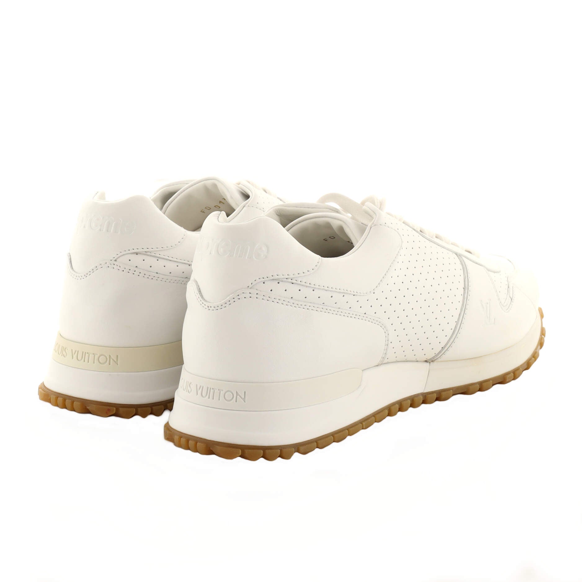 x Supreme Men's Run Away Sneakers Perforated Leather