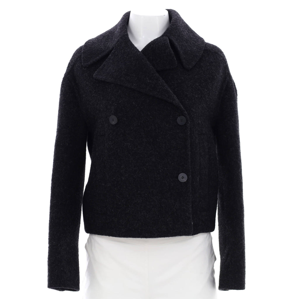 Women's Double Breasted Peacoat Wool