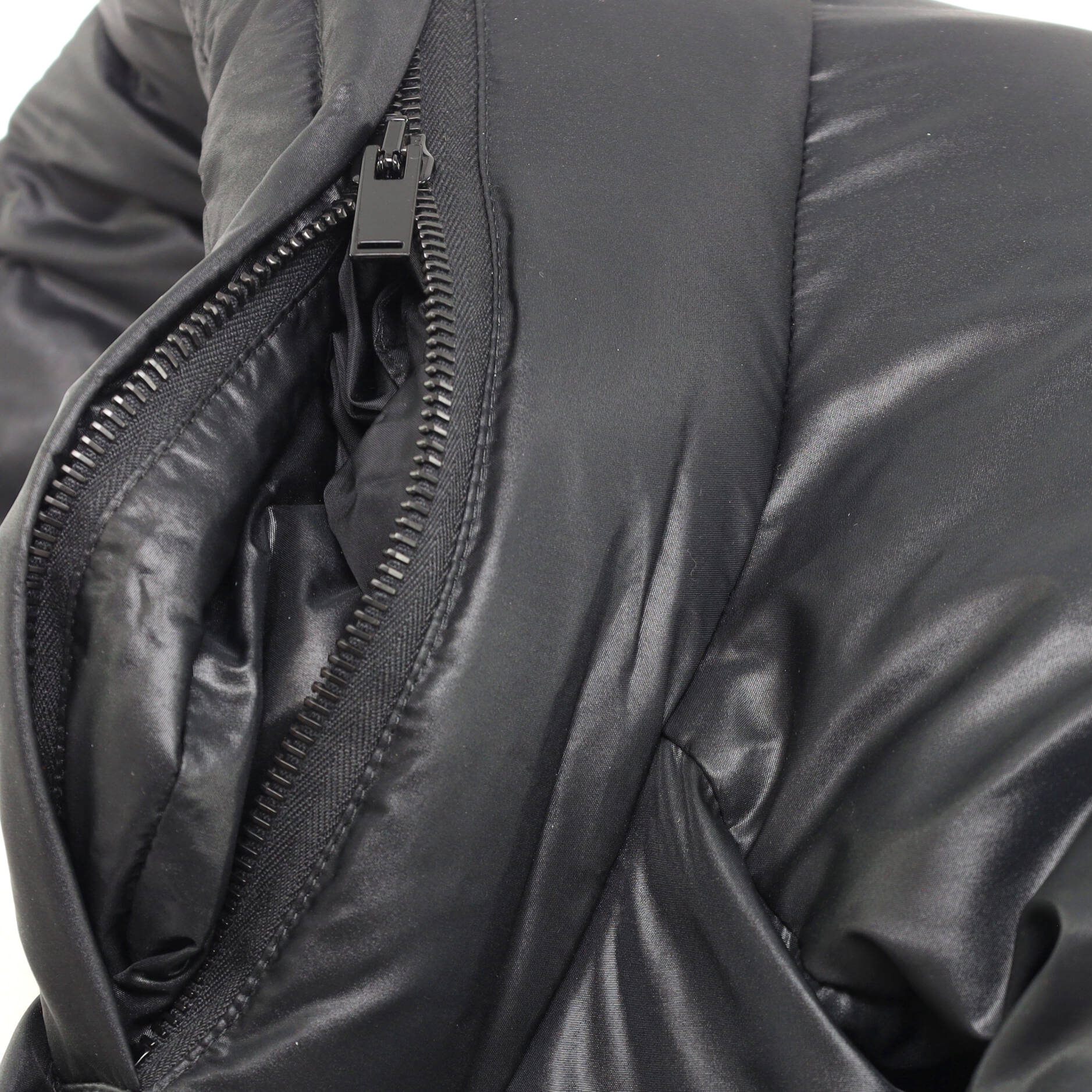 Men's Doudoune Puffer Jacket with Hidden Hood Quilted Polyamide with Down