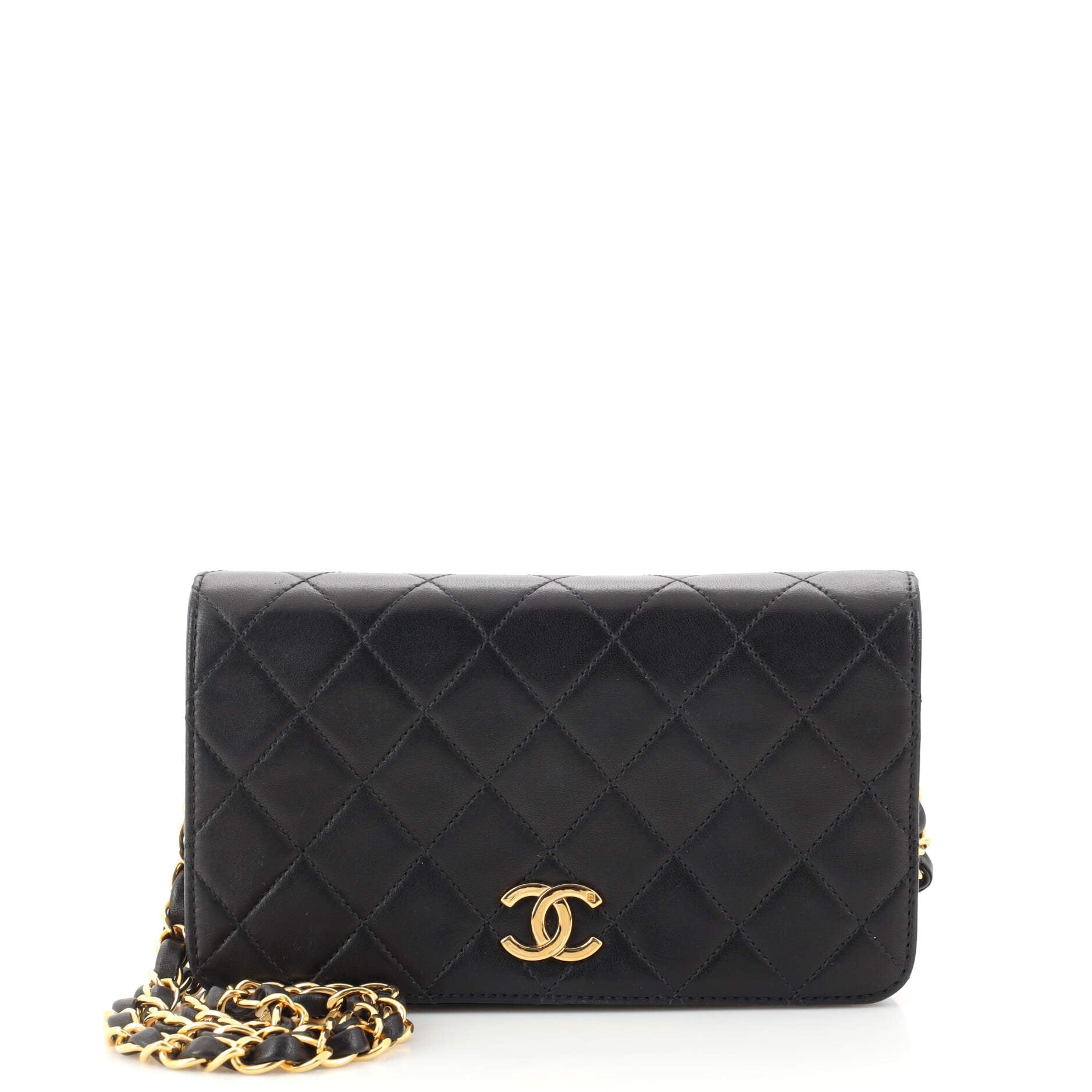 Vintage Full Flap Bag Quilted Lambskin Mini