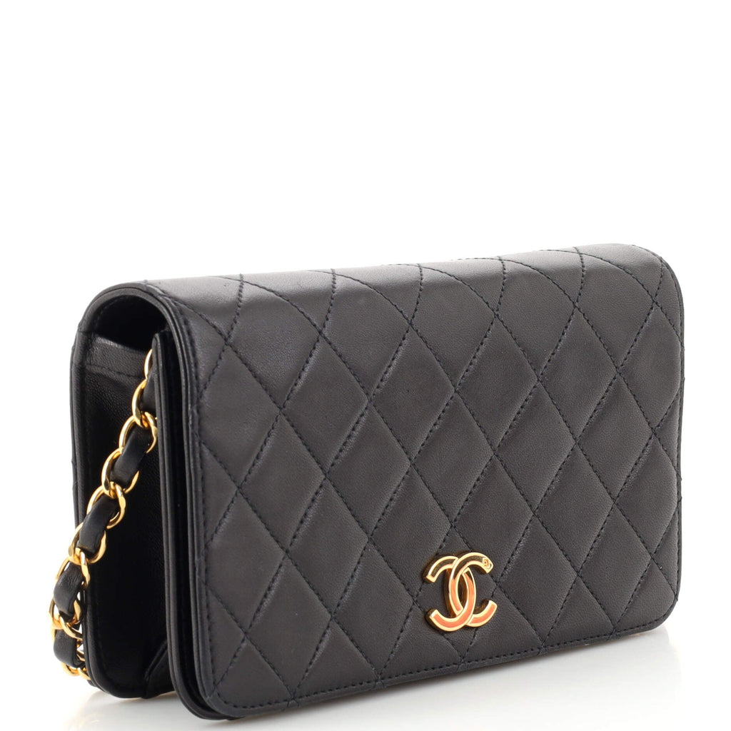 Vintage Full Flap Bag Quilted Lambskin Mini