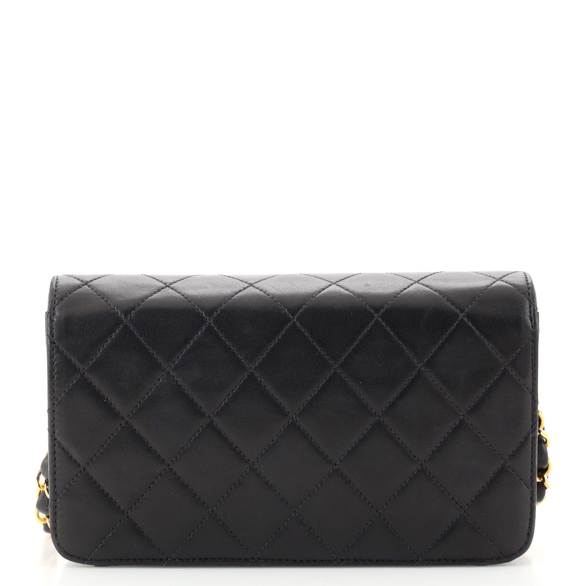 Vintage Full Flap Bag Quilted Lambskin Mini