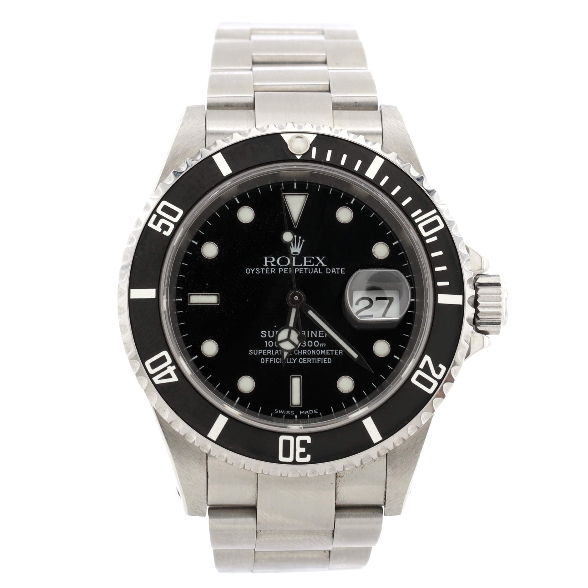 Oyster Perpetual Submariner Date Automatic Watch Stainless Steel 40