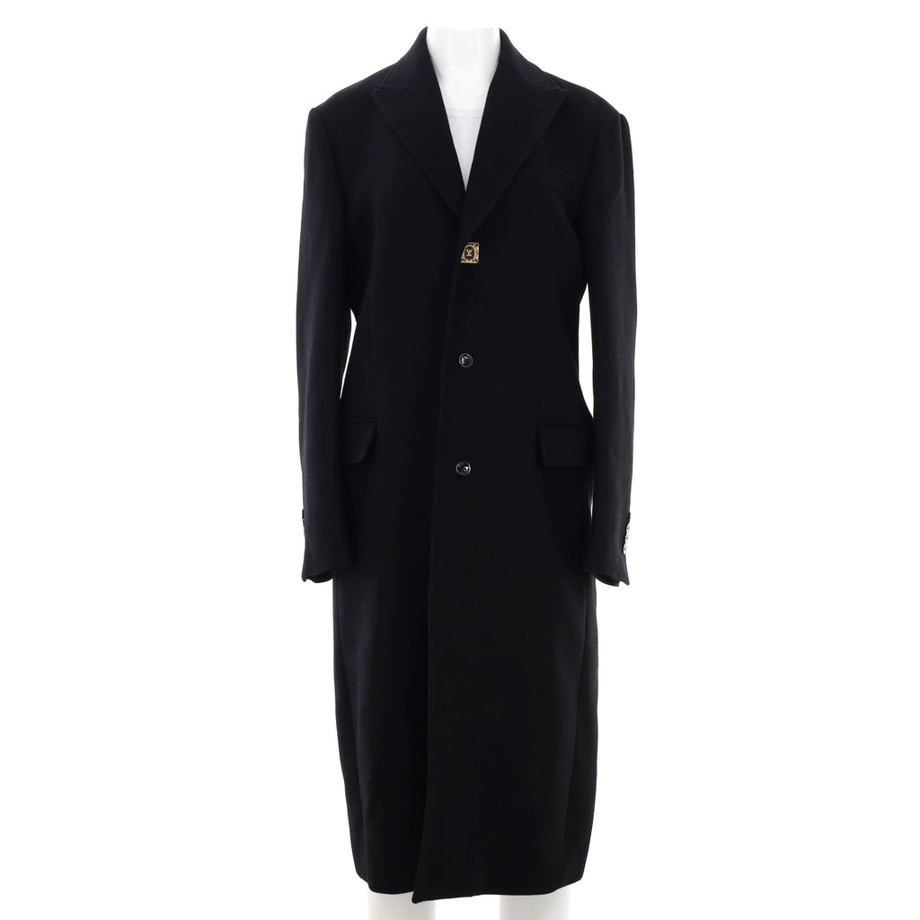 Women's Doubleface Monogram Coat Wool