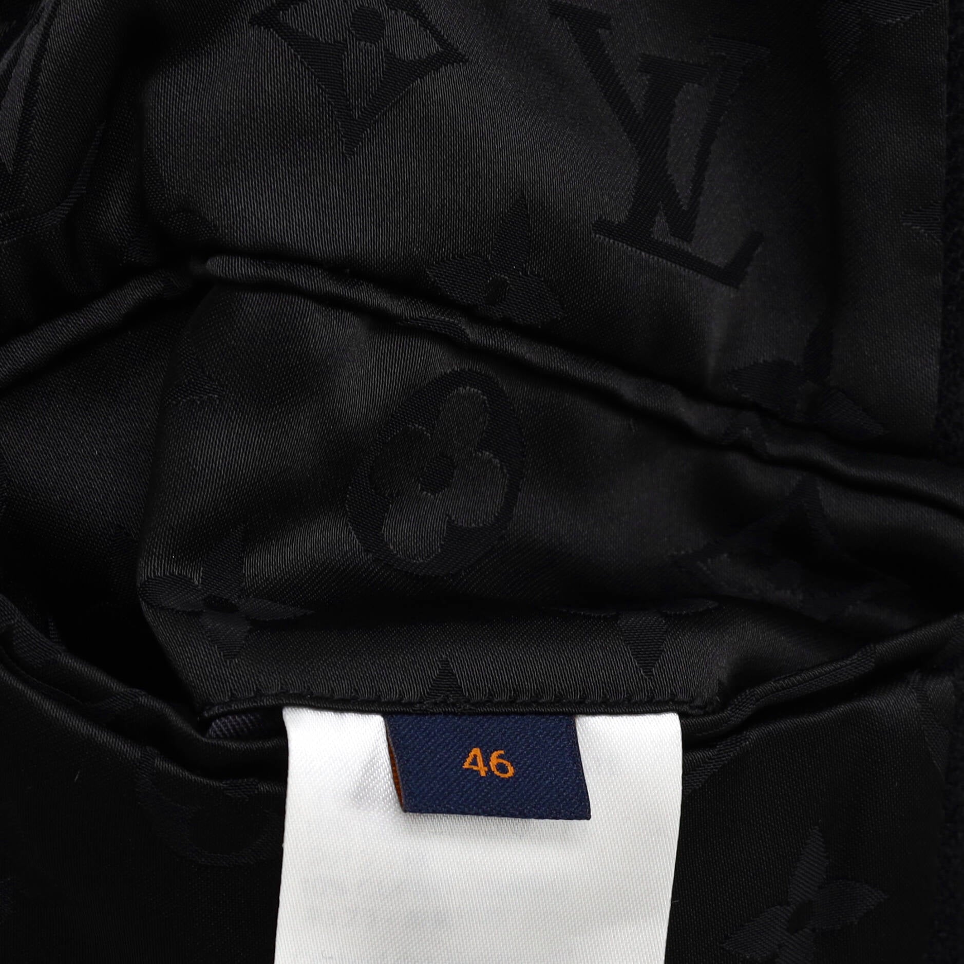 Women's Doubleface Monogram Coat Wool