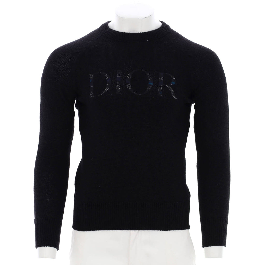 x Peter Doig Men's Logo Crewneck Sweater Wool