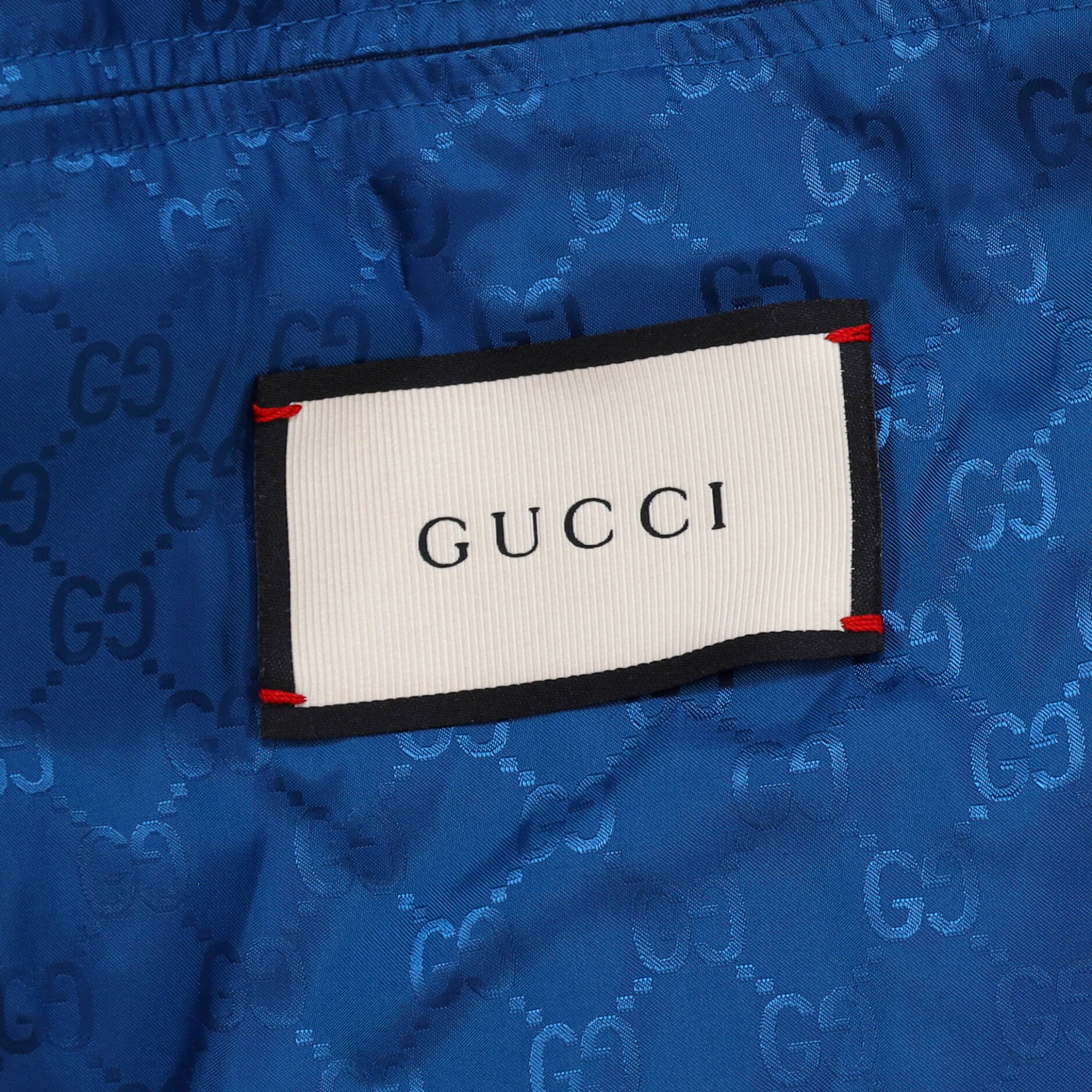 Men's Hooded Zip Windbreaker GG Jacquard Nylon