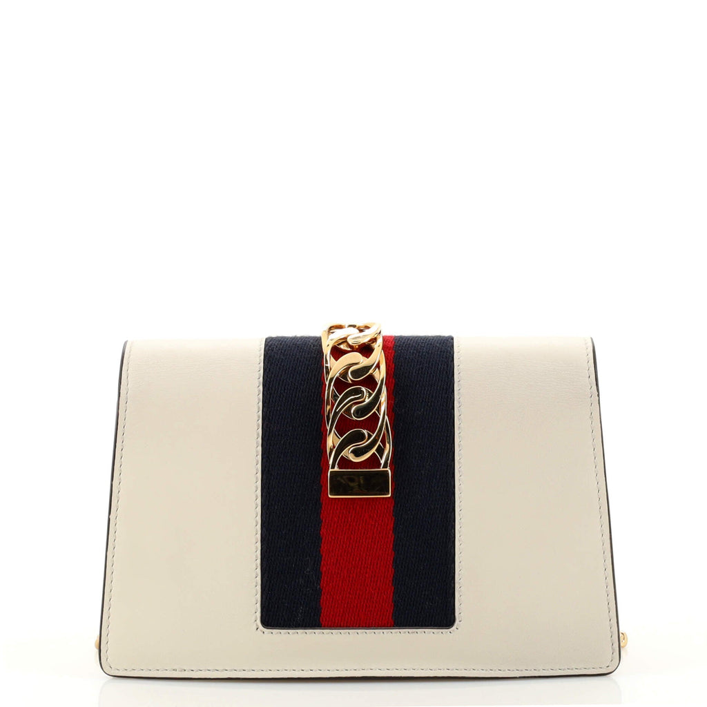 Sylvie Chain Shoulder Bag Leather Super Mini