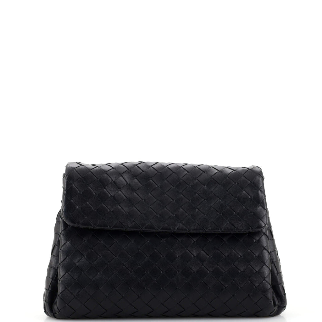 Flap Clutch Intrecciato Nappa Medium