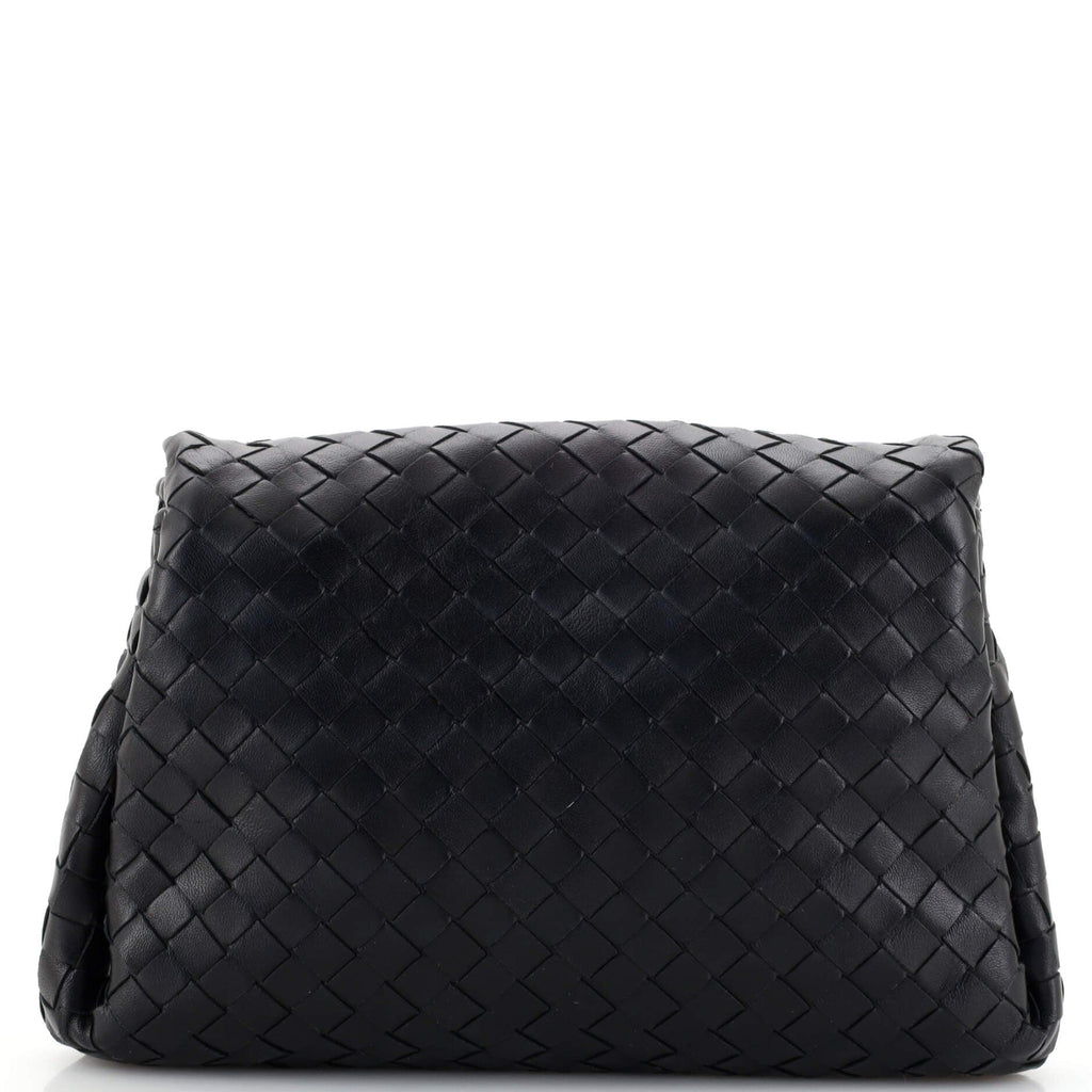 Flap Clutch Intrecciato Nappa Medium