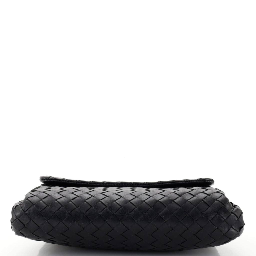 Flap Clutch Intrecciato Nappa Medium