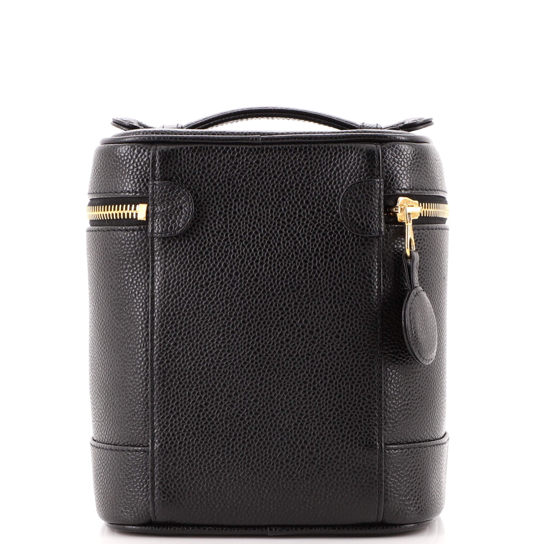 Vintage Timeless Cosmetic Case Caviar Tall