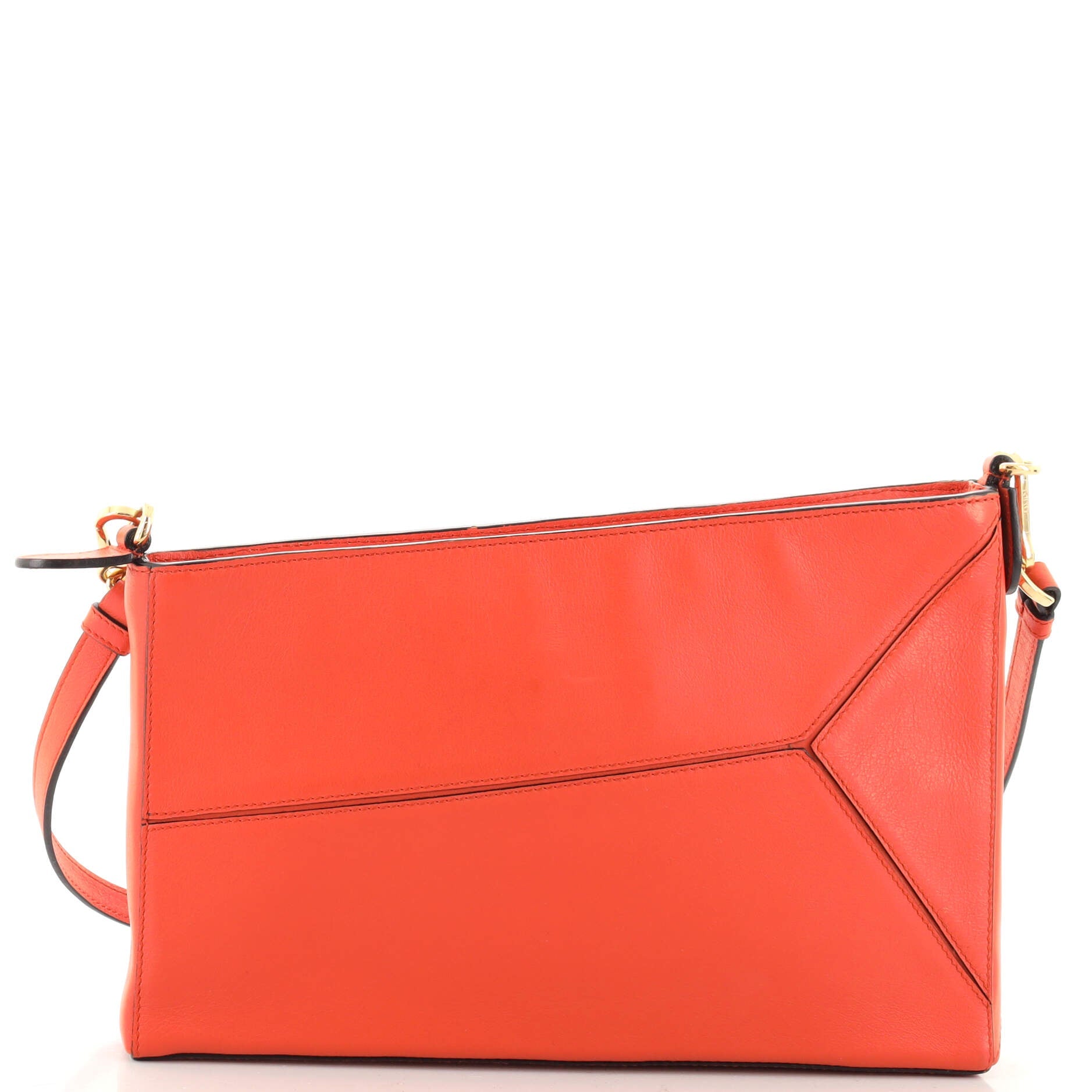Puzzle Clutch Bag Leather