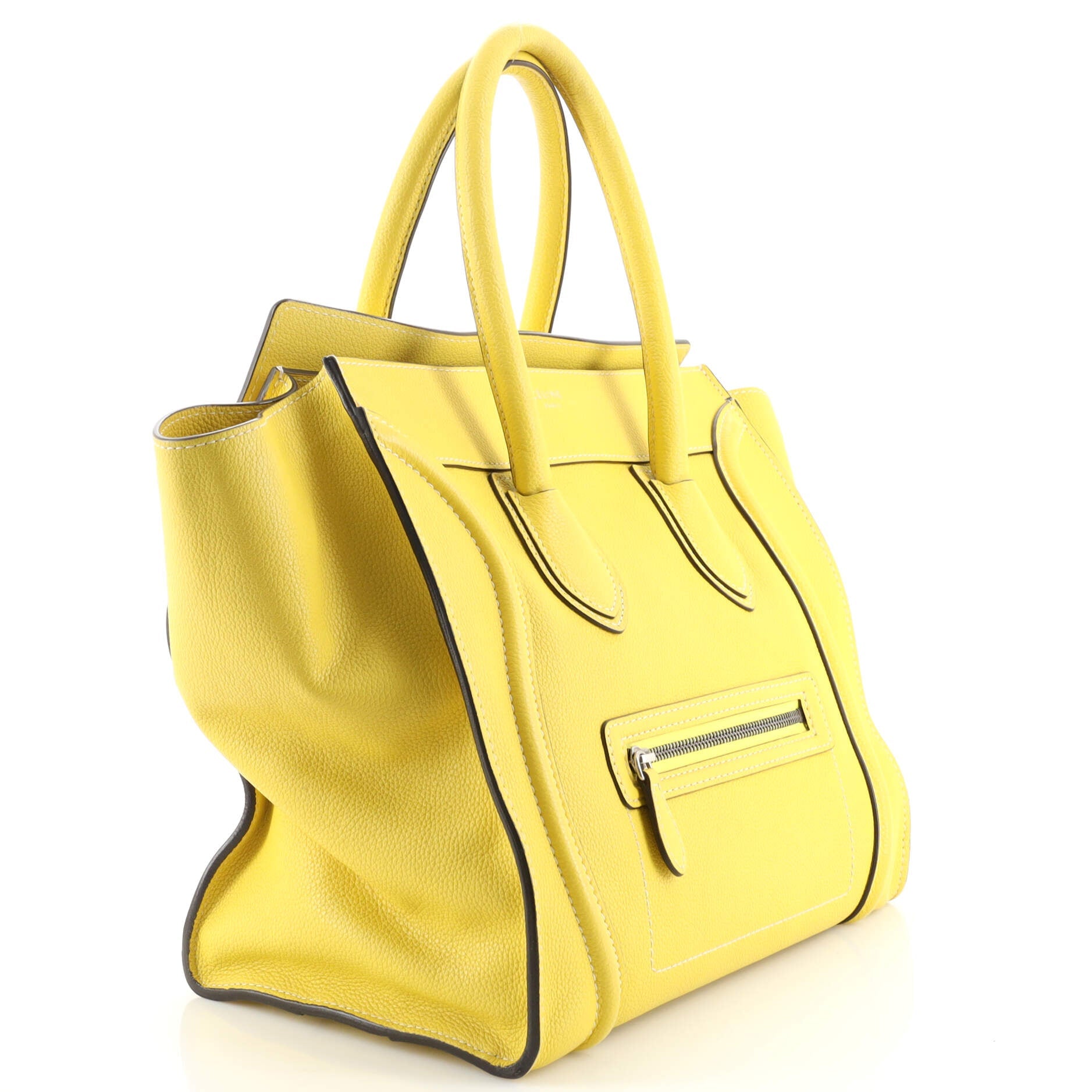 Luggage Bag Grainy Leather Mini