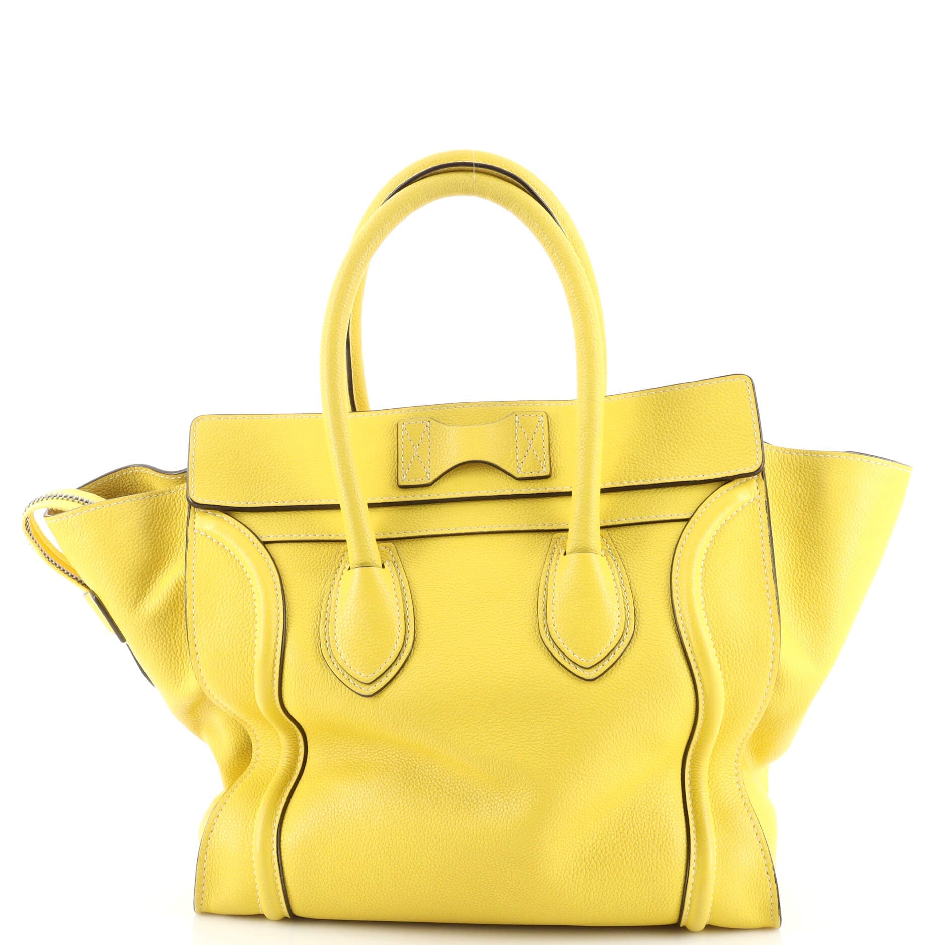 Luggage Bag Grainy Leather Mini